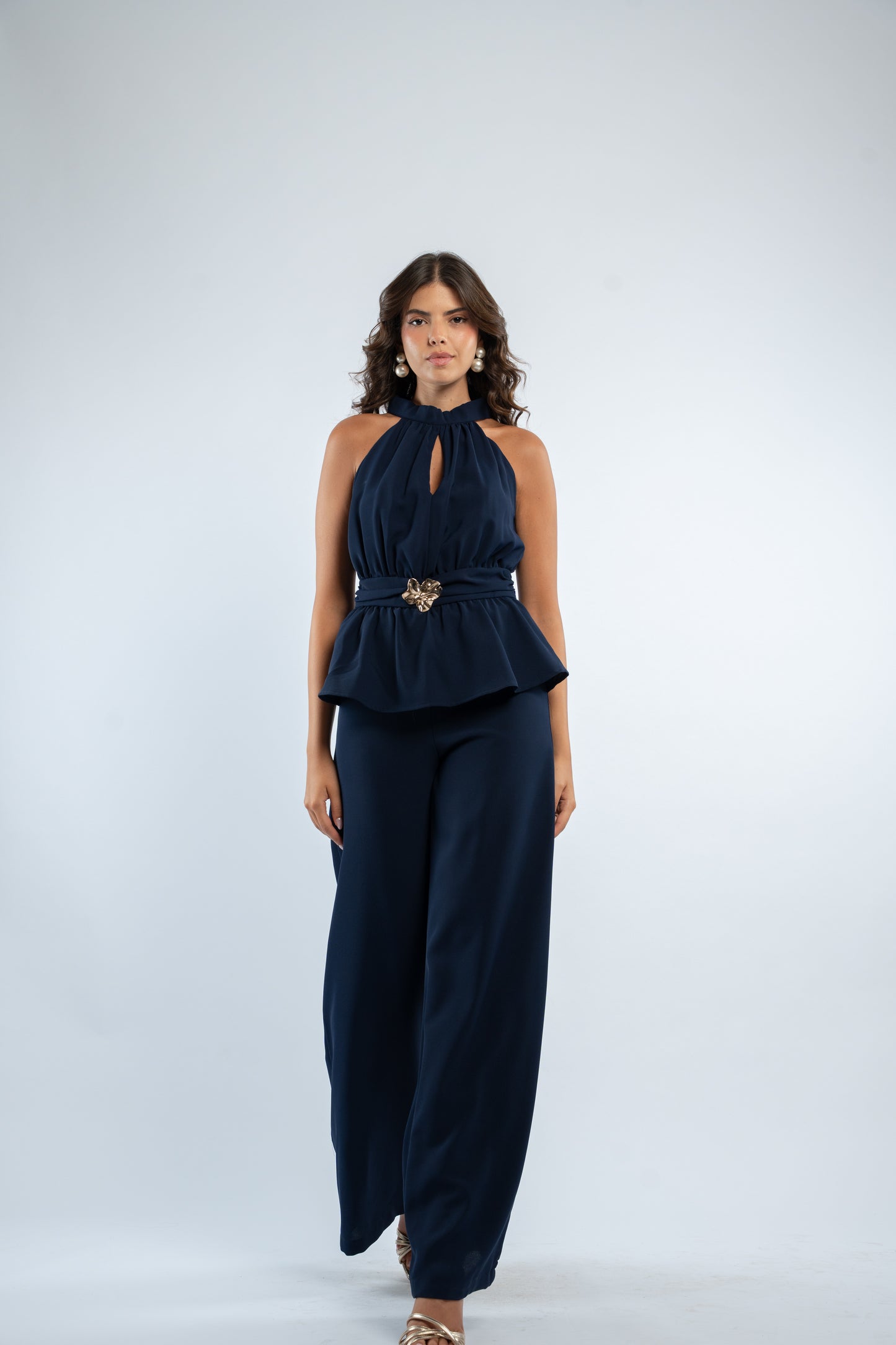 Ring detail jumpsuit