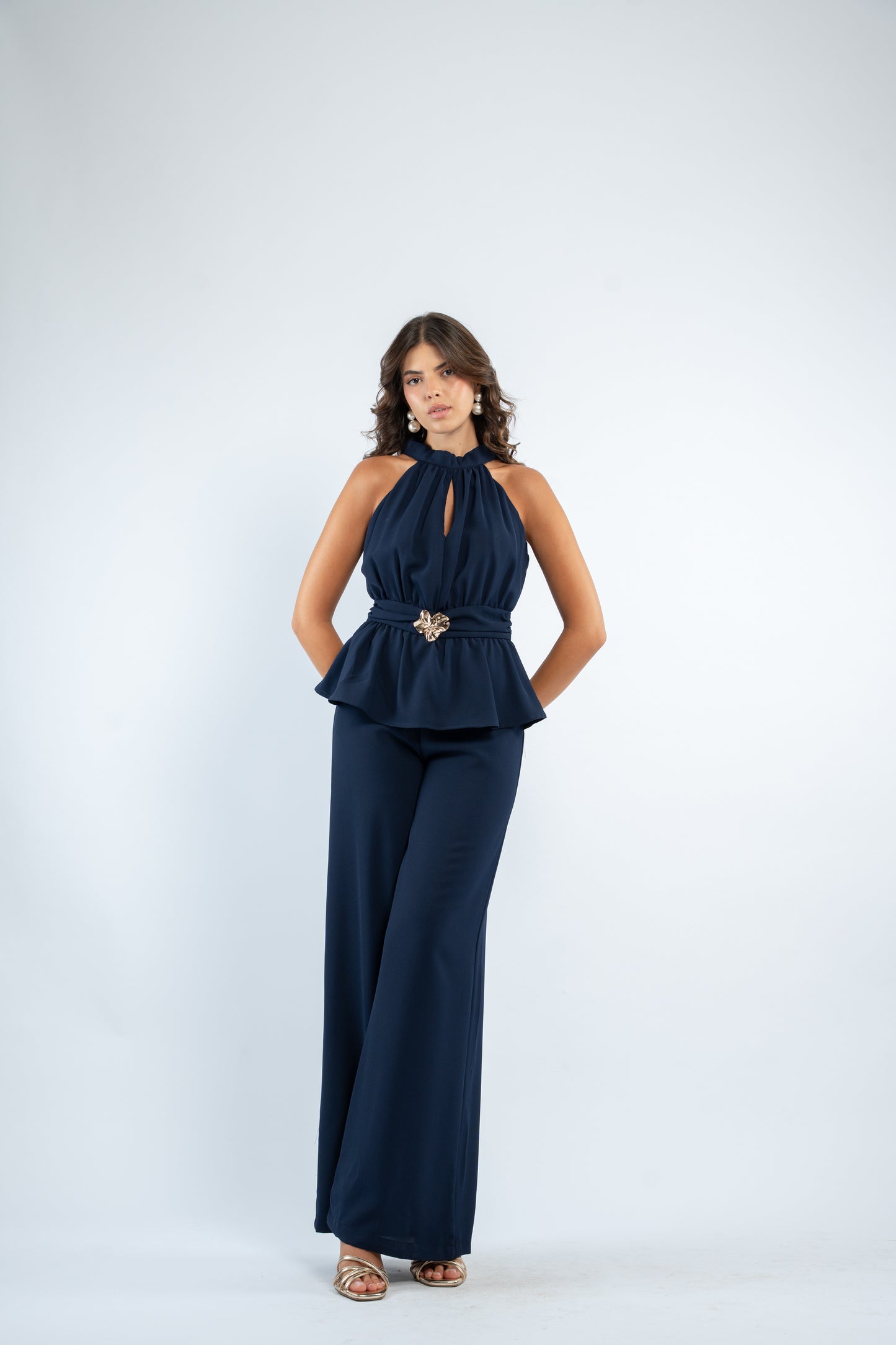 Ring detail jumpsuit