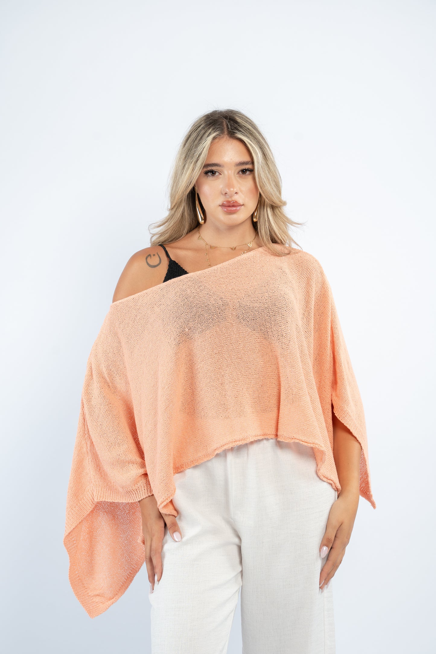 Cropped crochet top