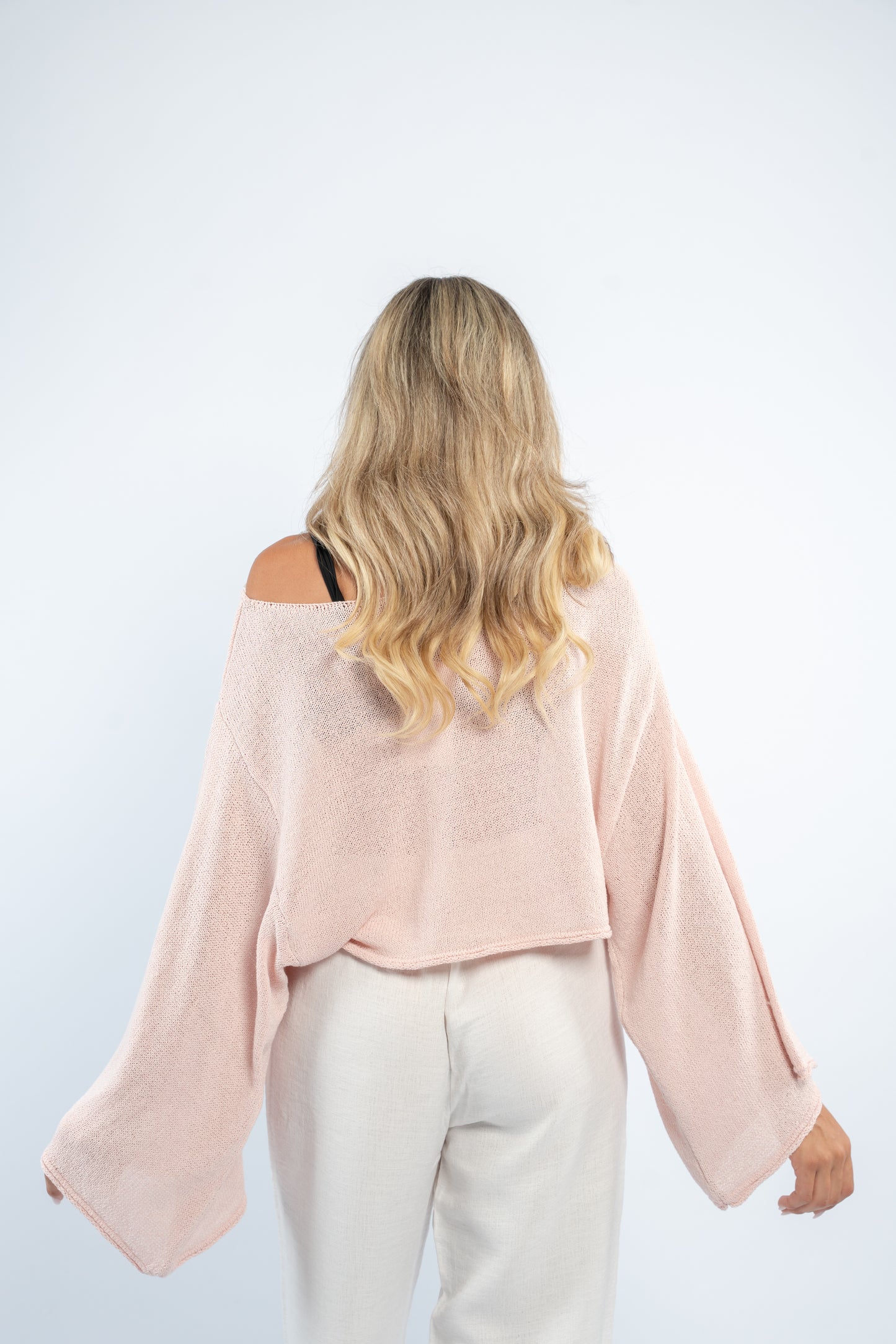 Cropped crochet top