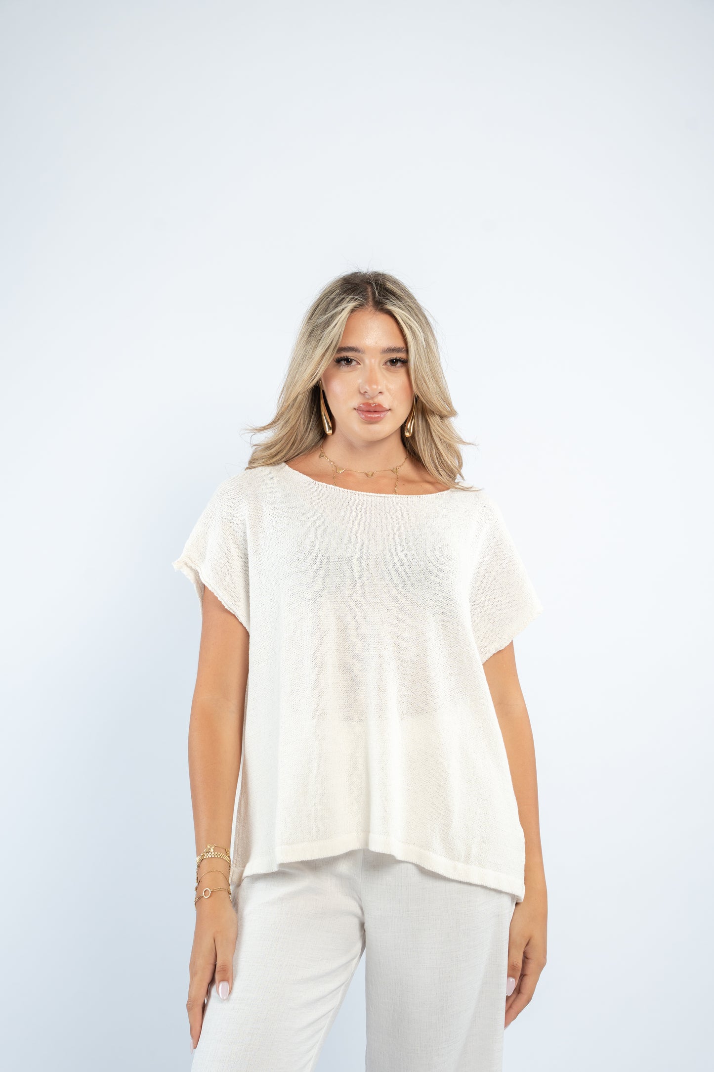 Sleeveless crochet top