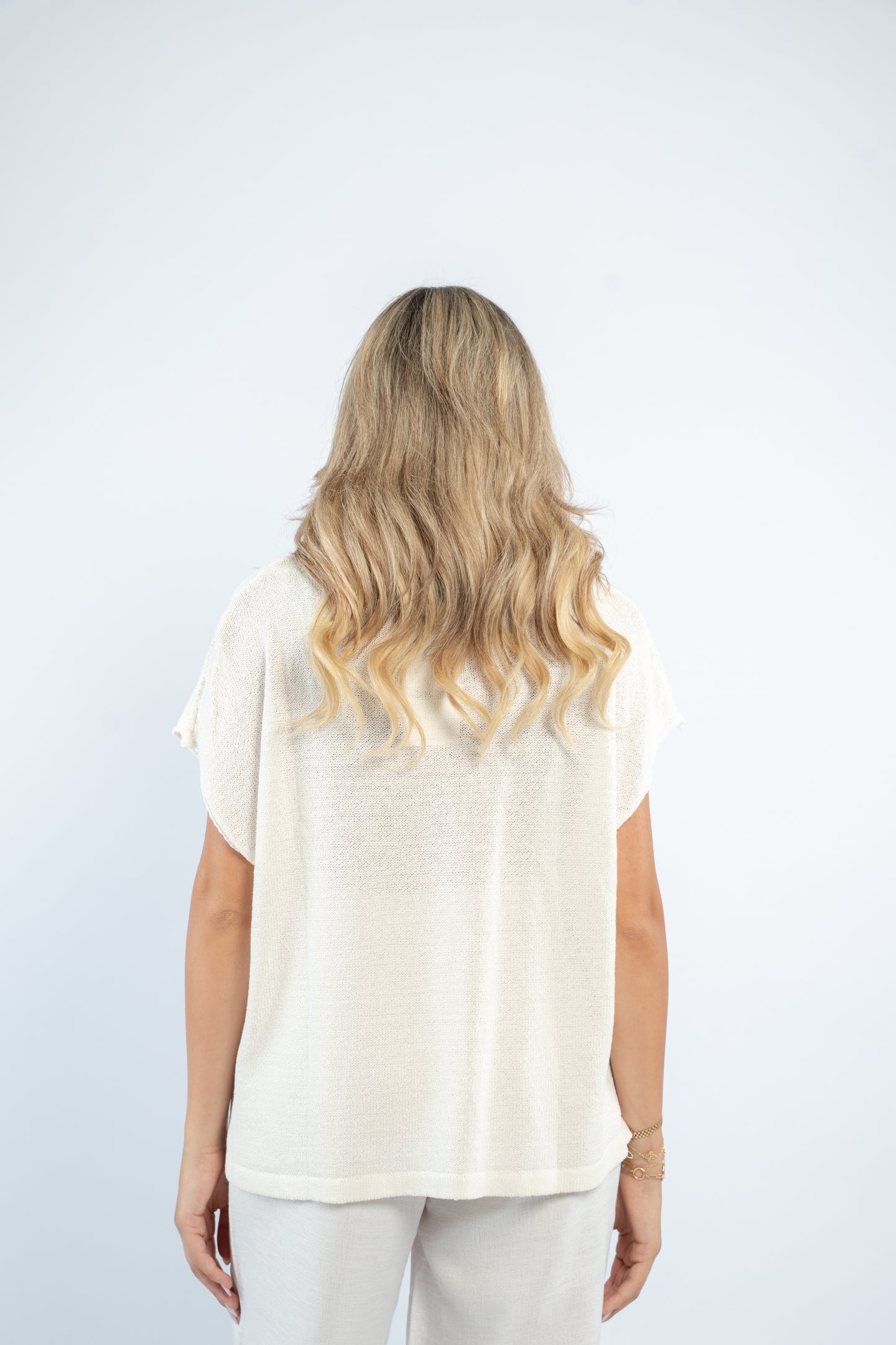 Sleeveless crochet top