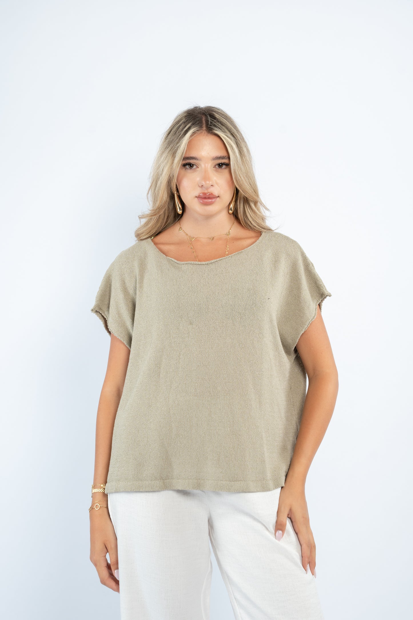 Sleeveless crochet top
