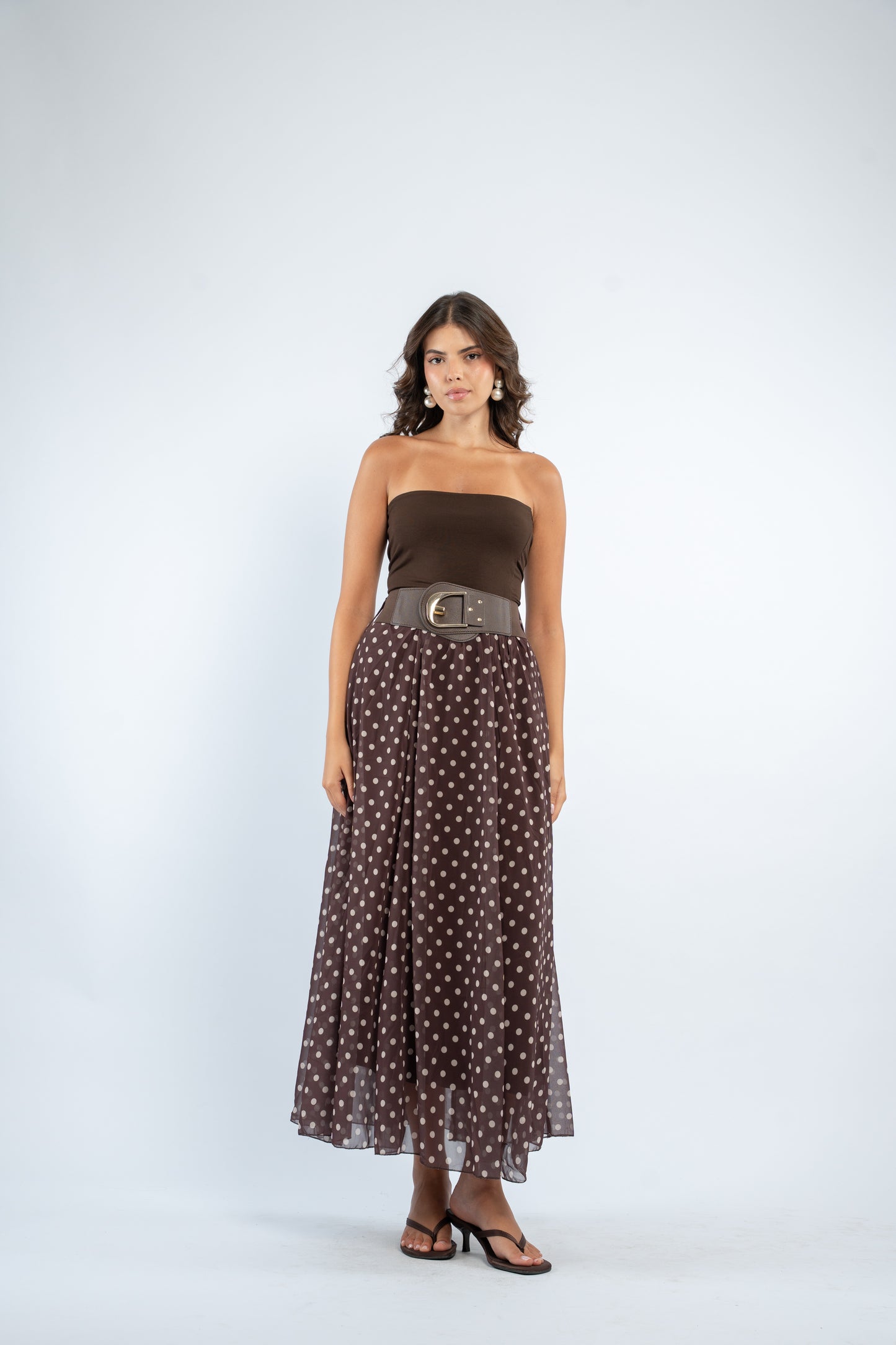Polka dot skirt