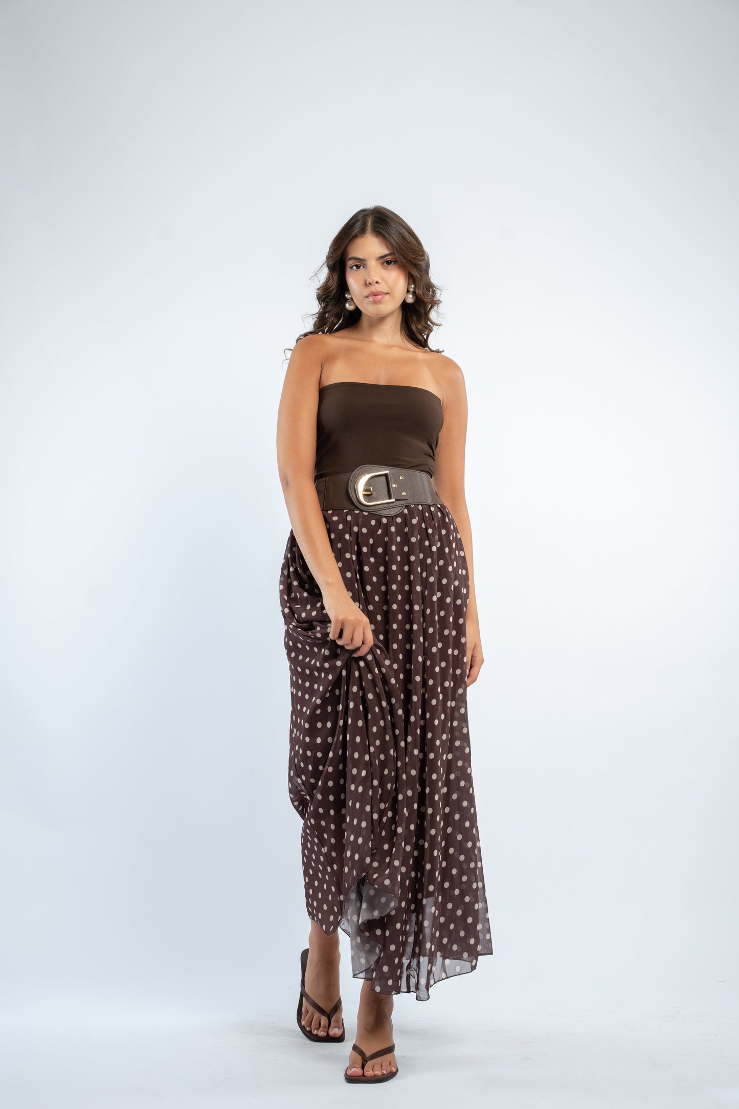 Polka dot skirt