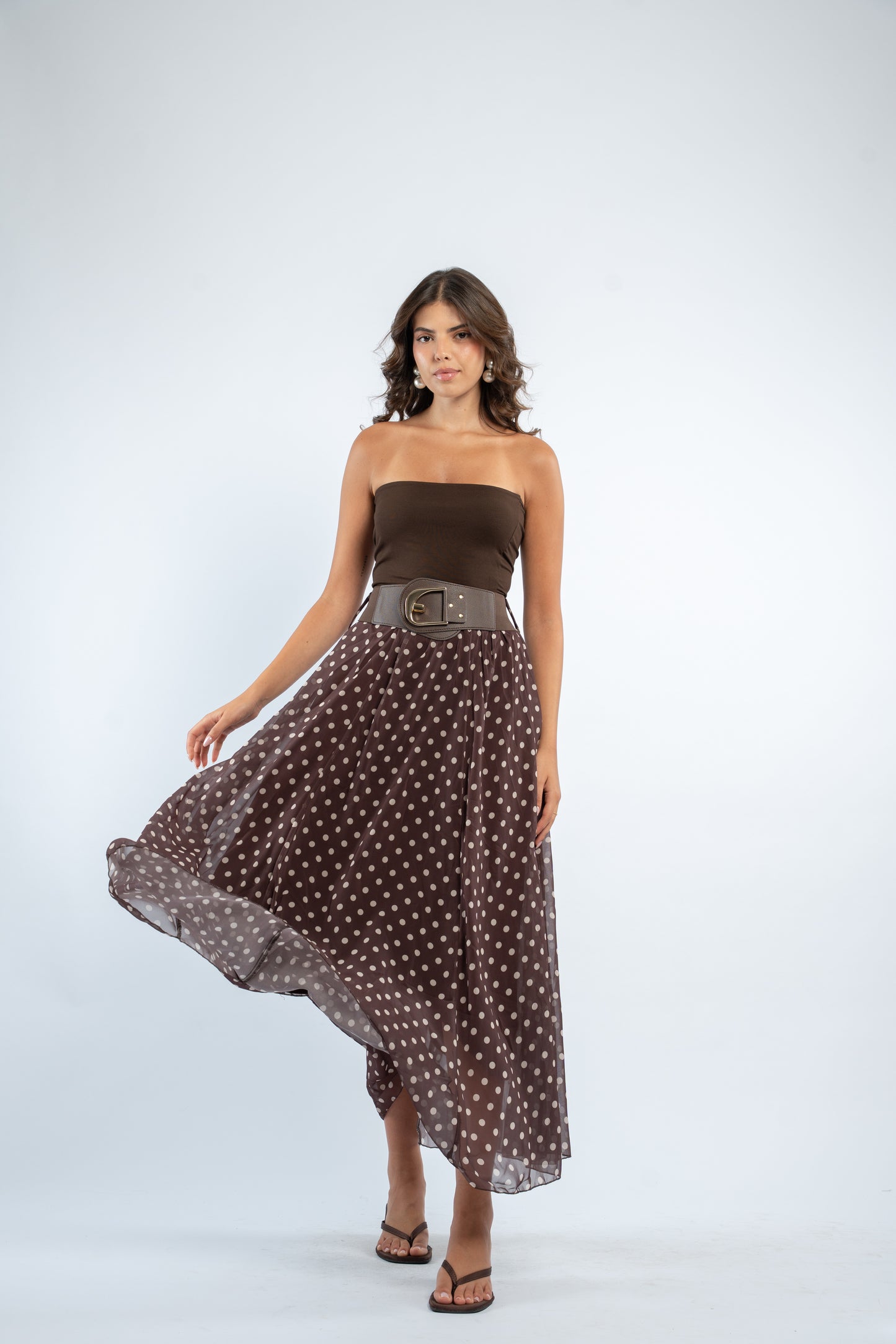 Polka dot skirt