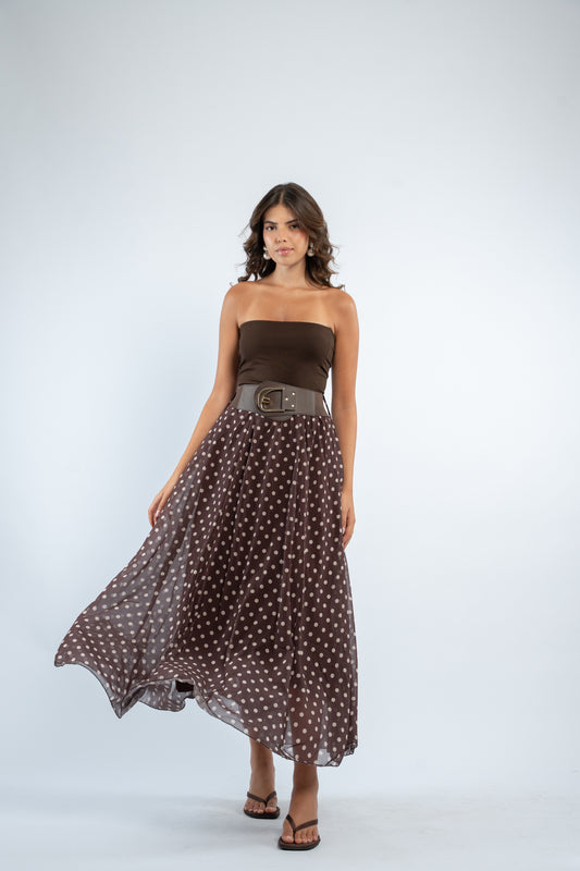 Polka dot skirt