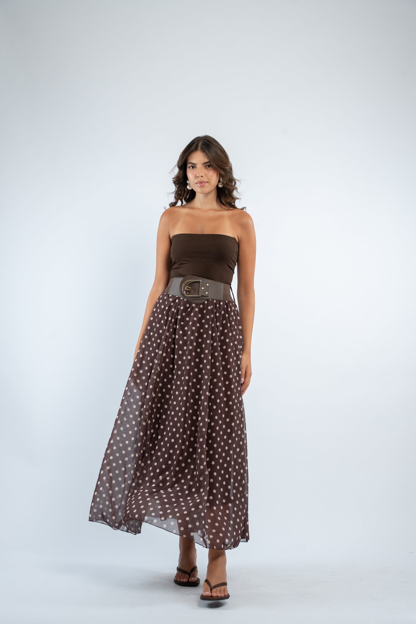 Polka dot skirt