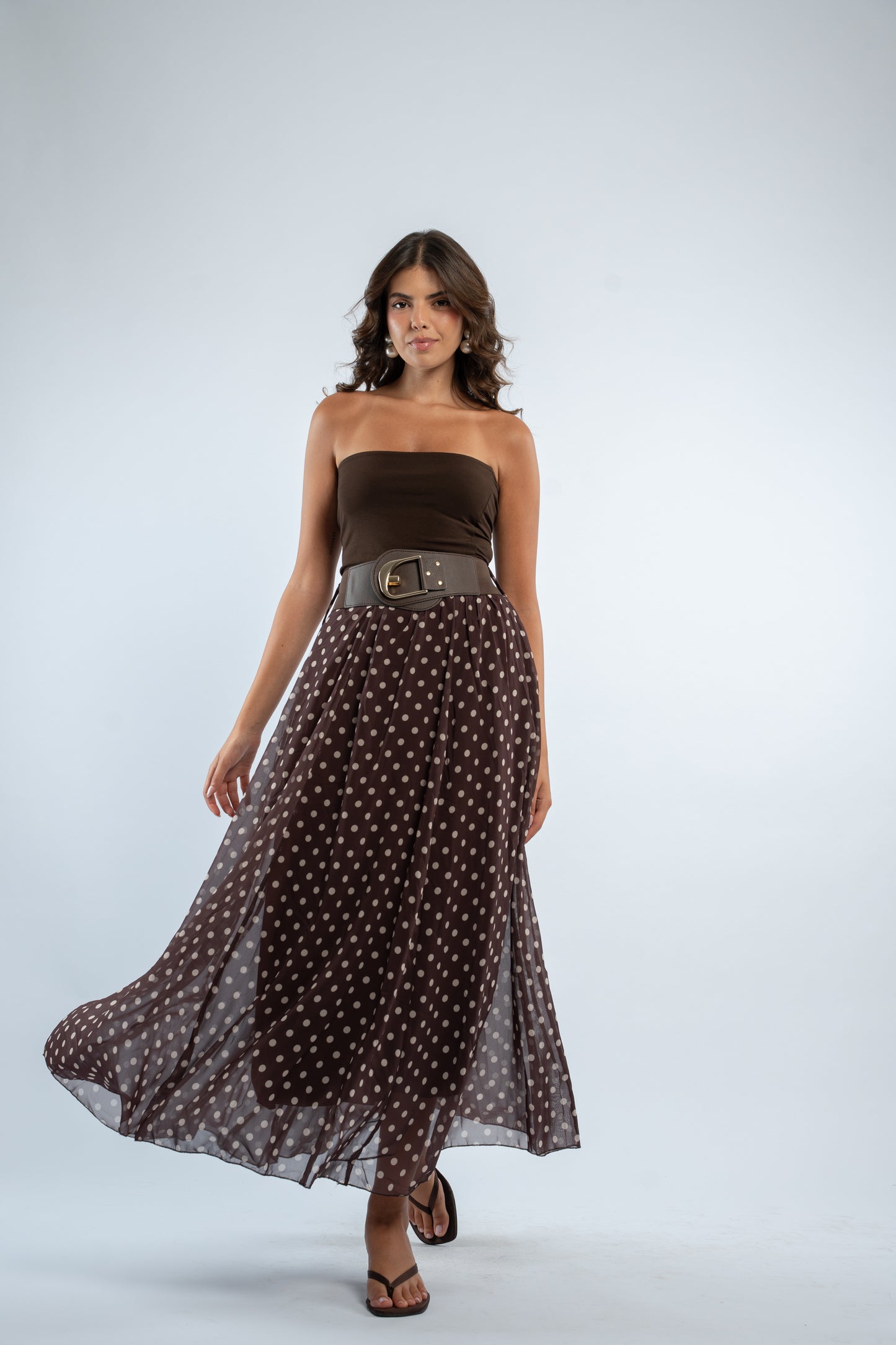 Polka dot skirt