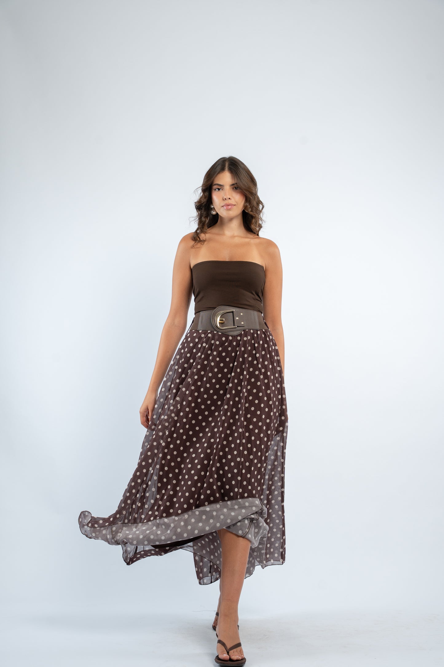 Polka dot skirt