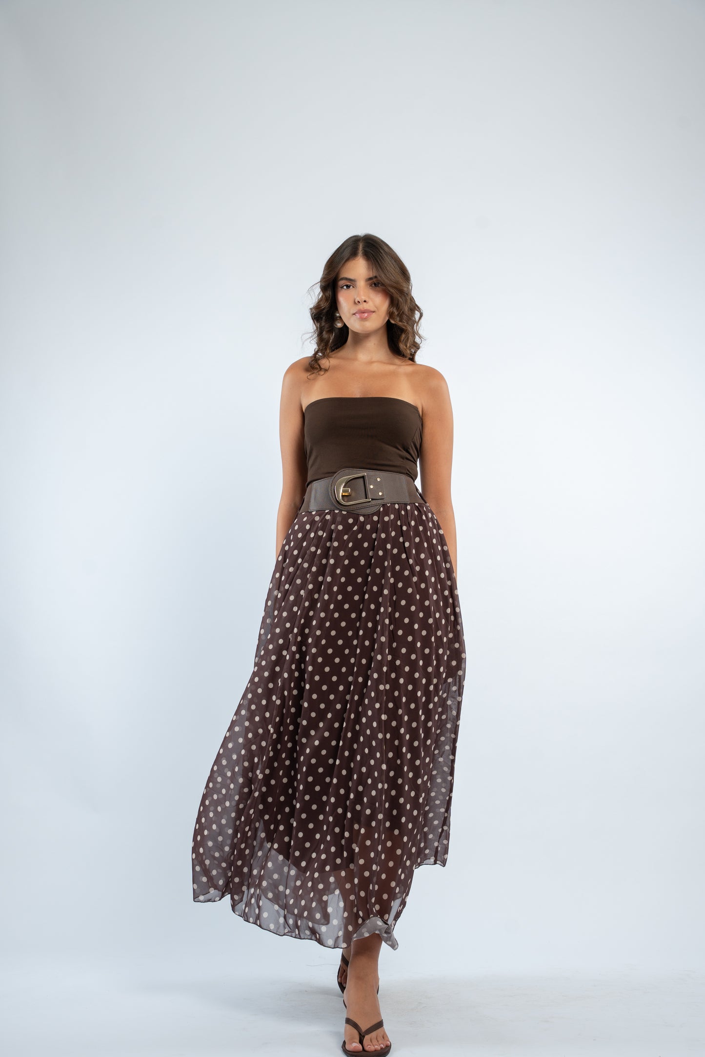 Polka dot skirt