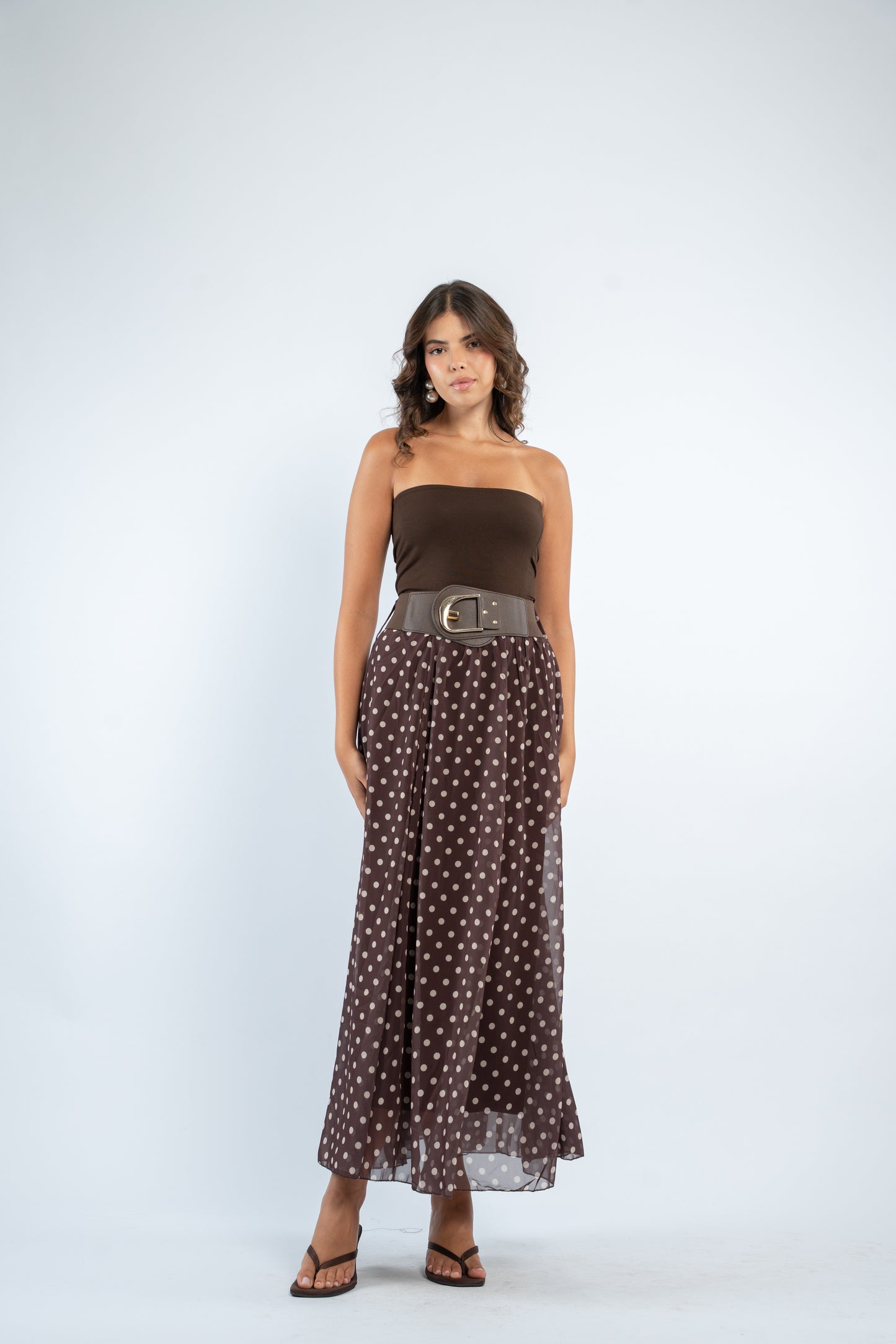Polka dot skirt