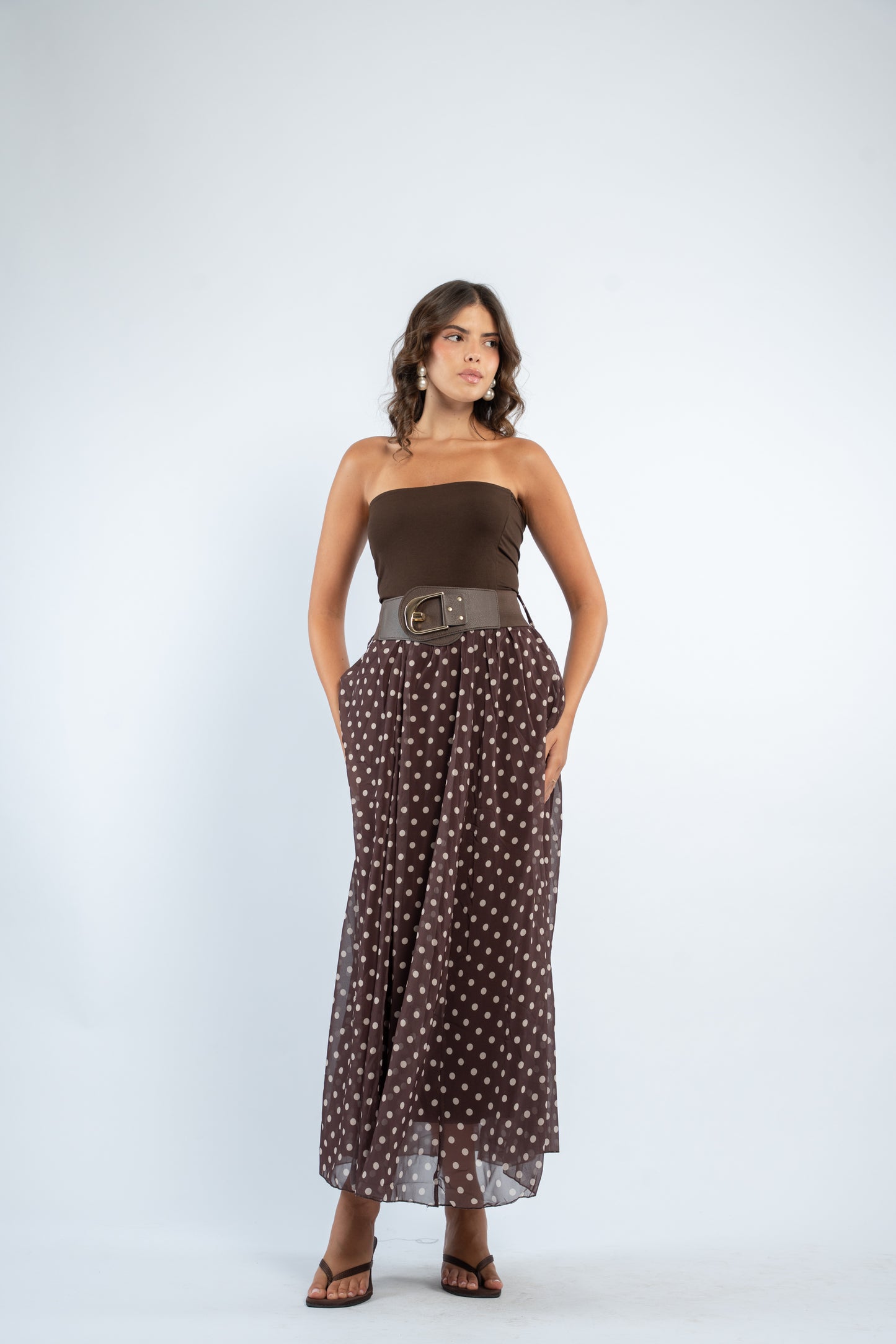 Polka dot skirt