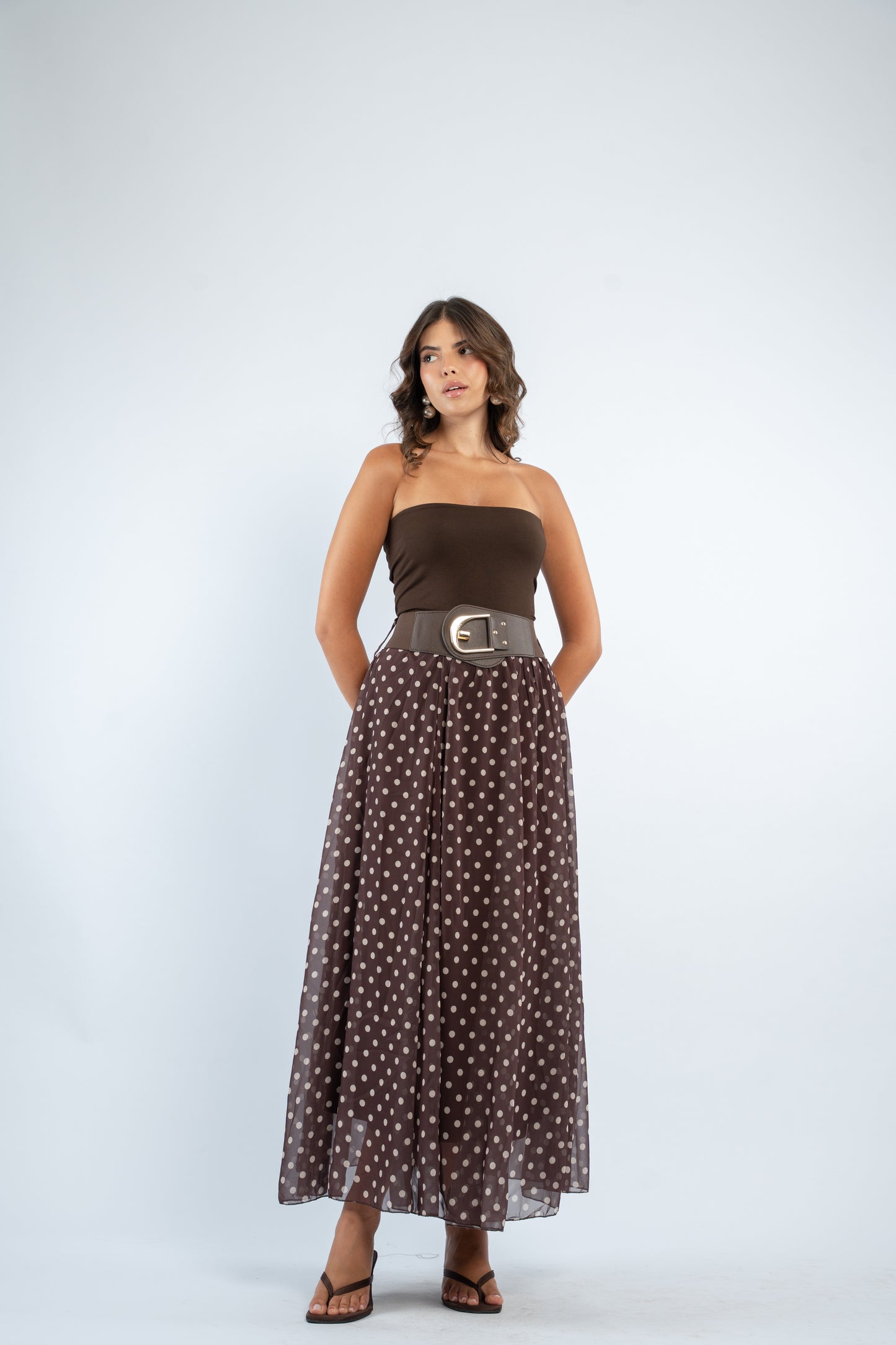 Polka dot skirt