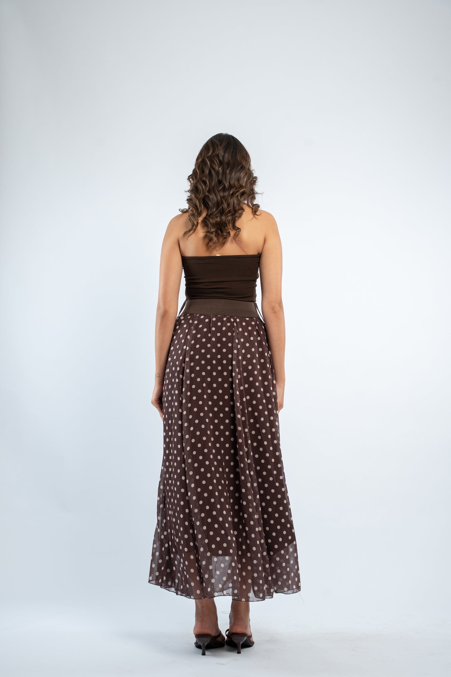 Polka dot skirt