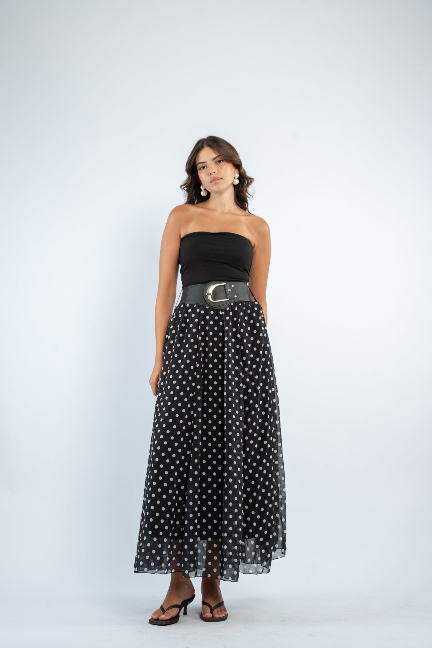 Polka dot skirt