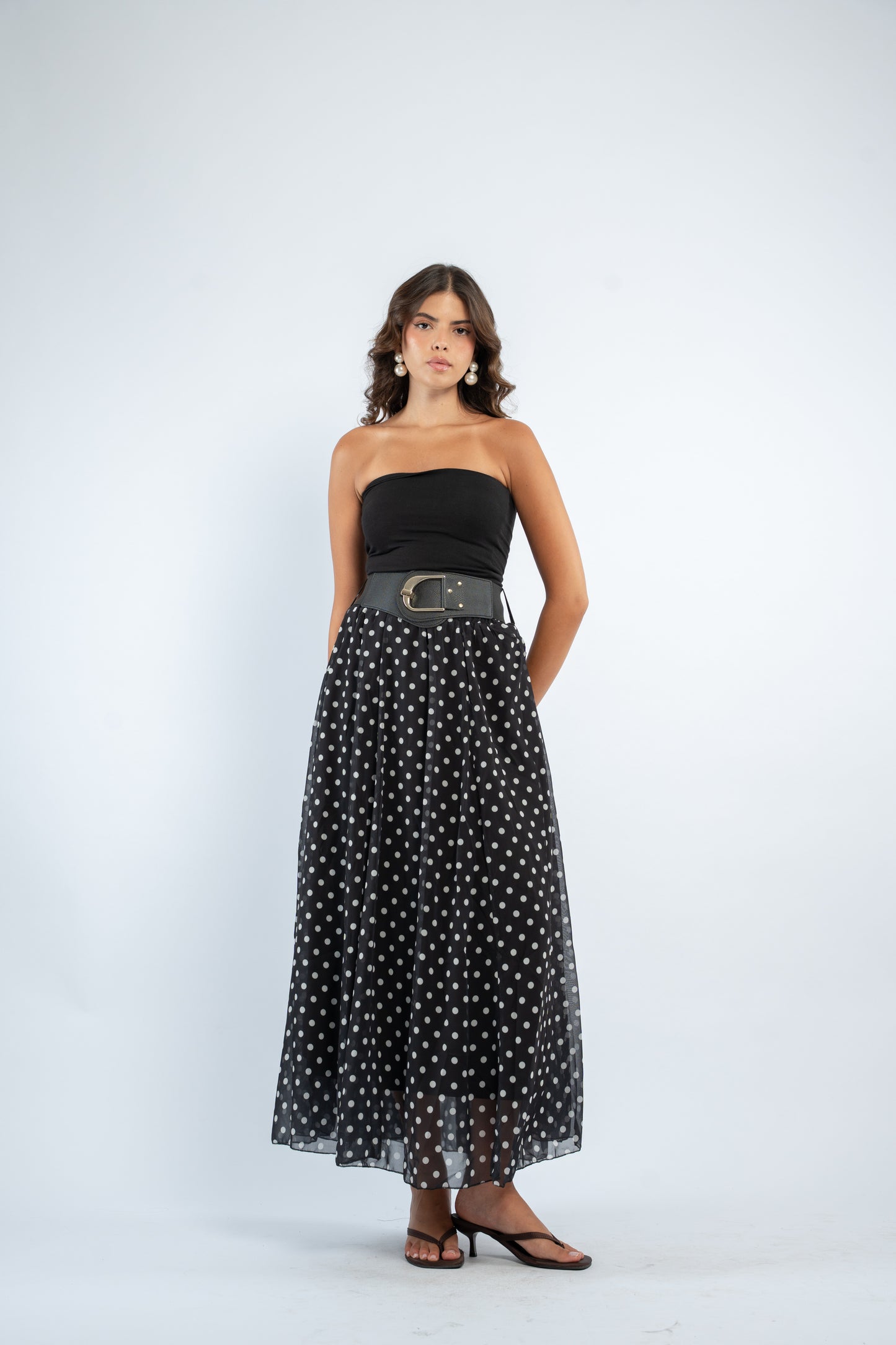 Polka dot skirt