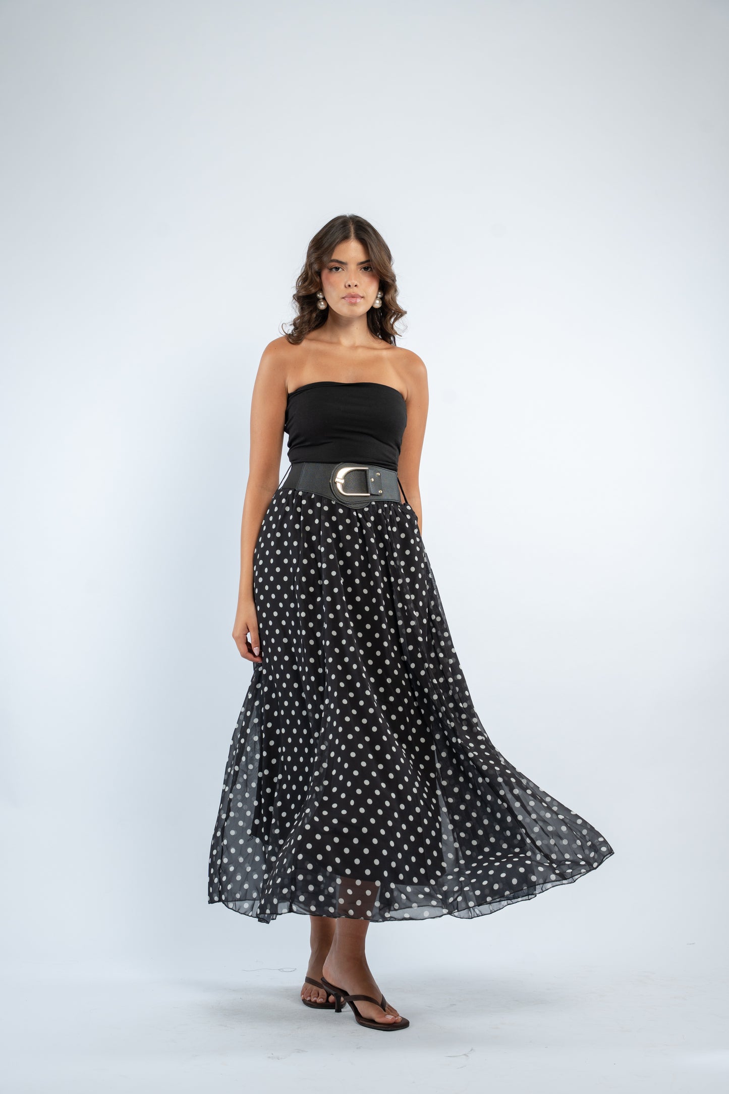 Polka dot skirt