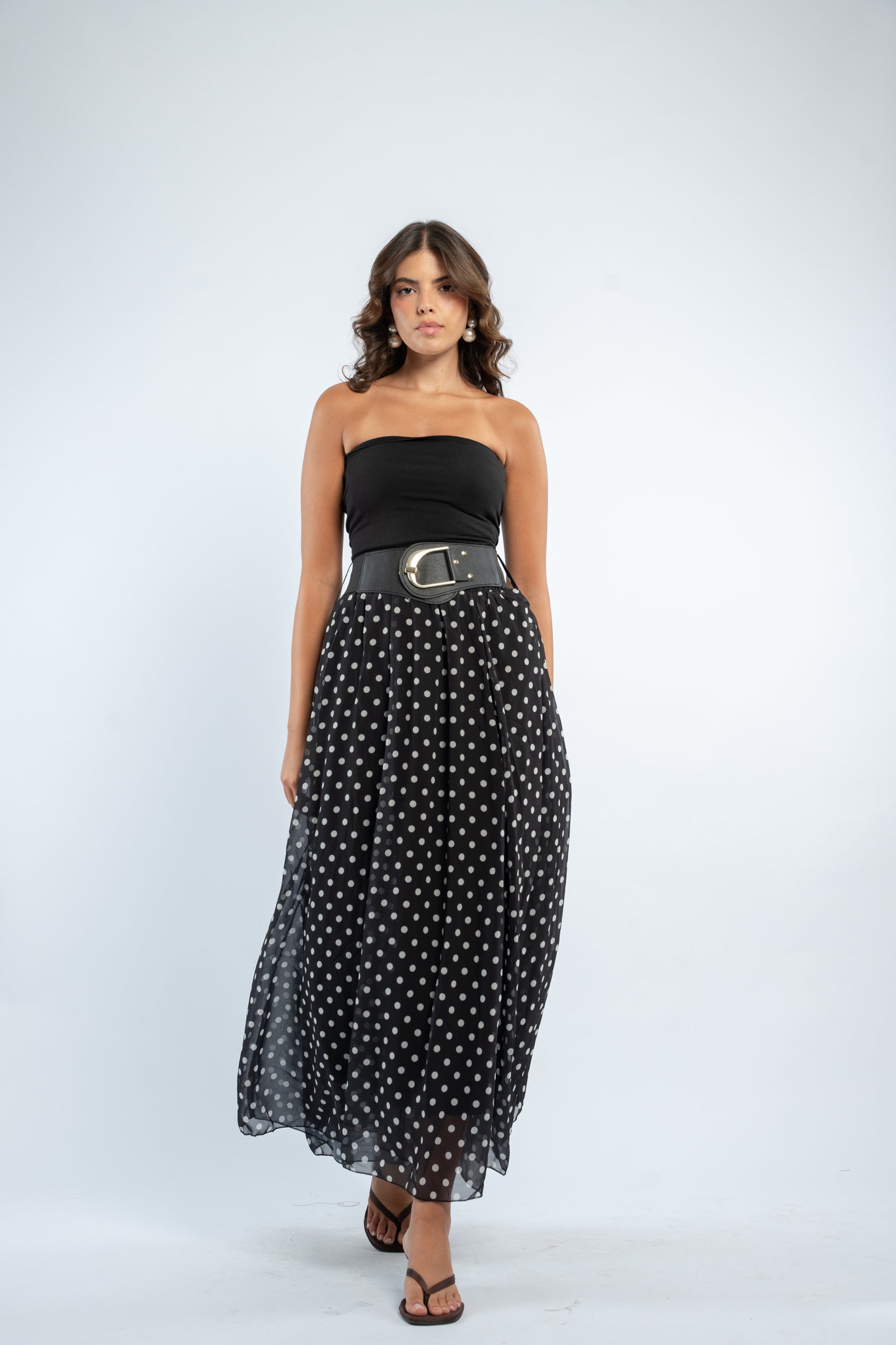Polka dot skirt