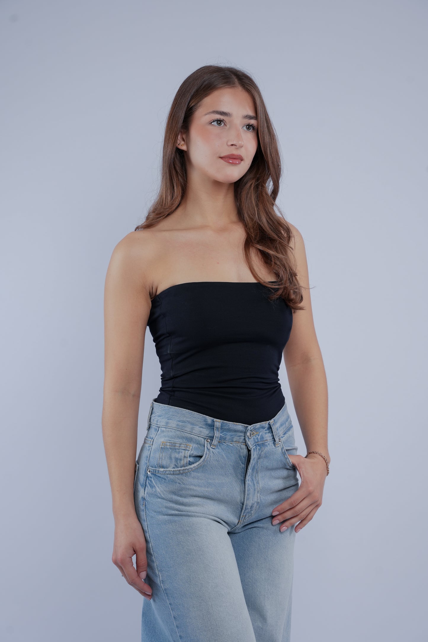 Strapless top