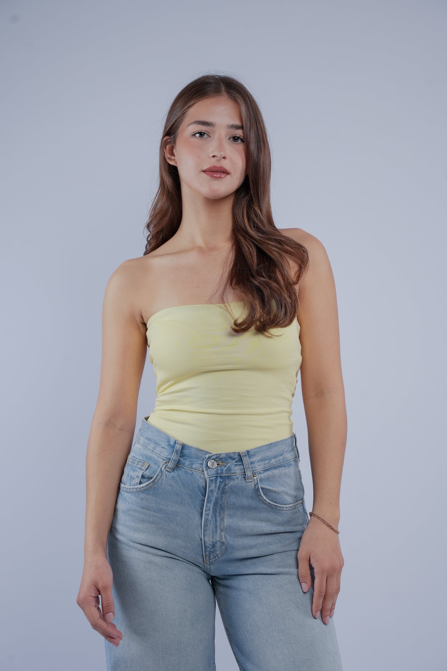 Strapless top