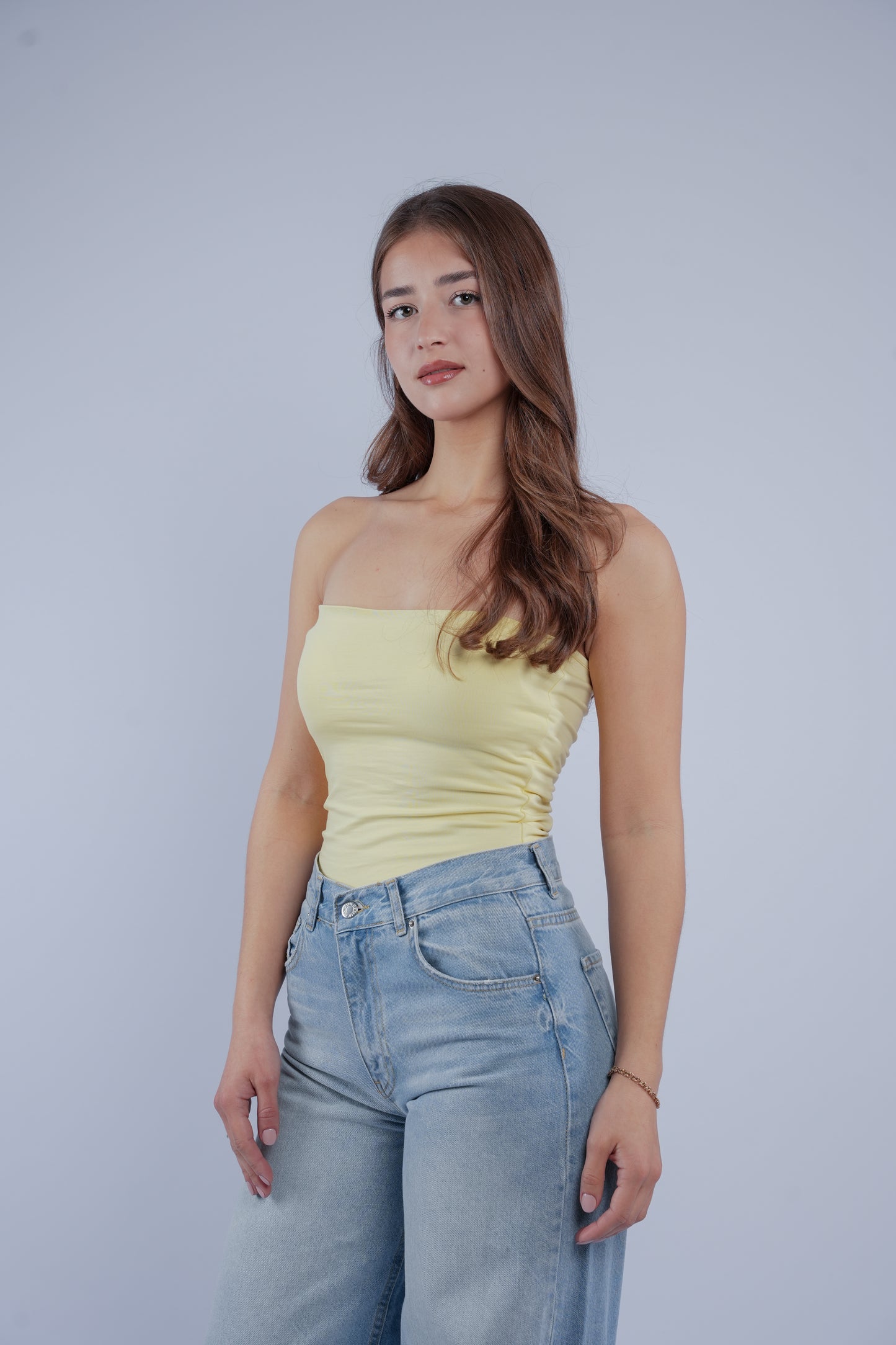 Strapless top