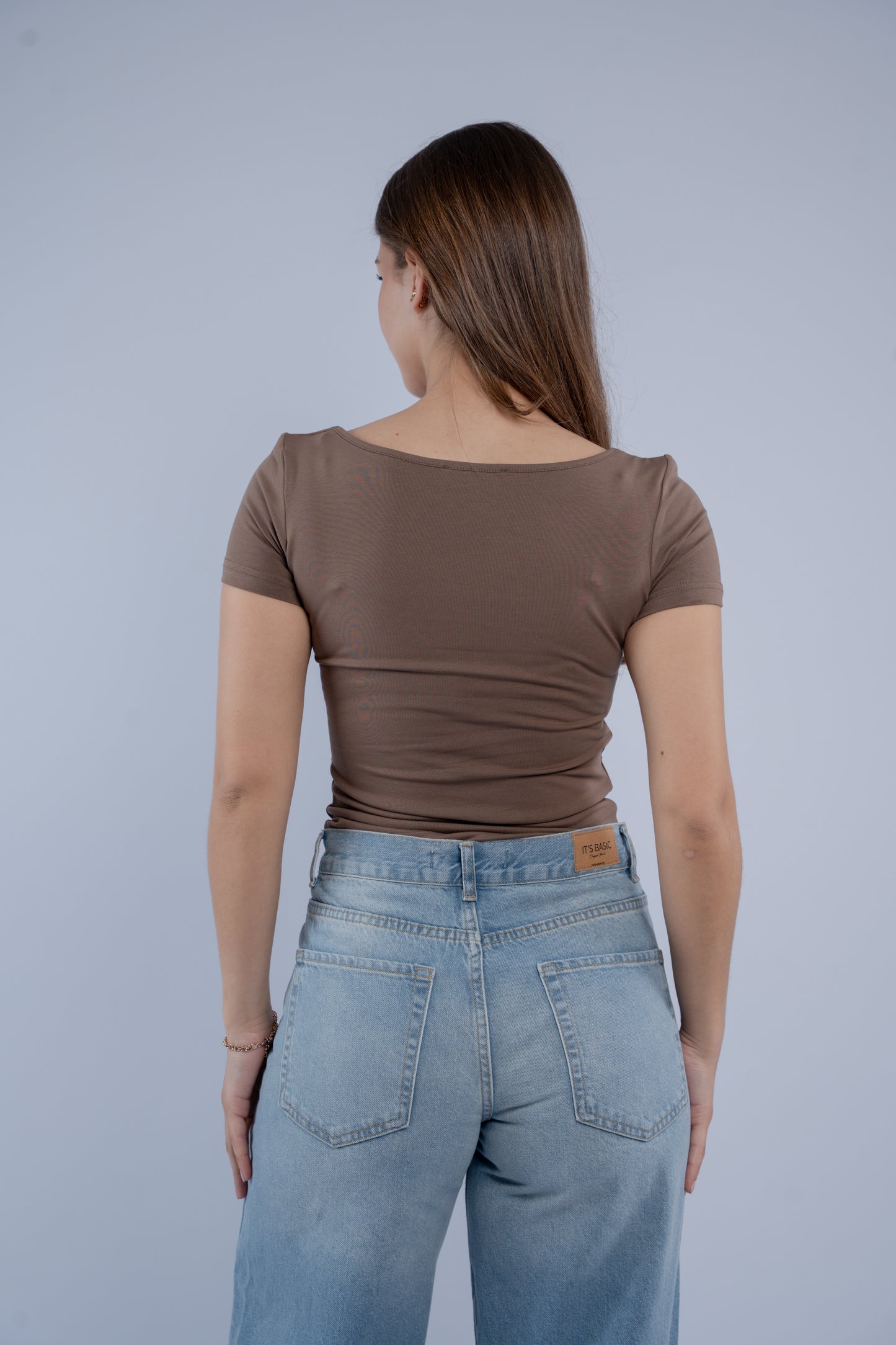 Square neck top