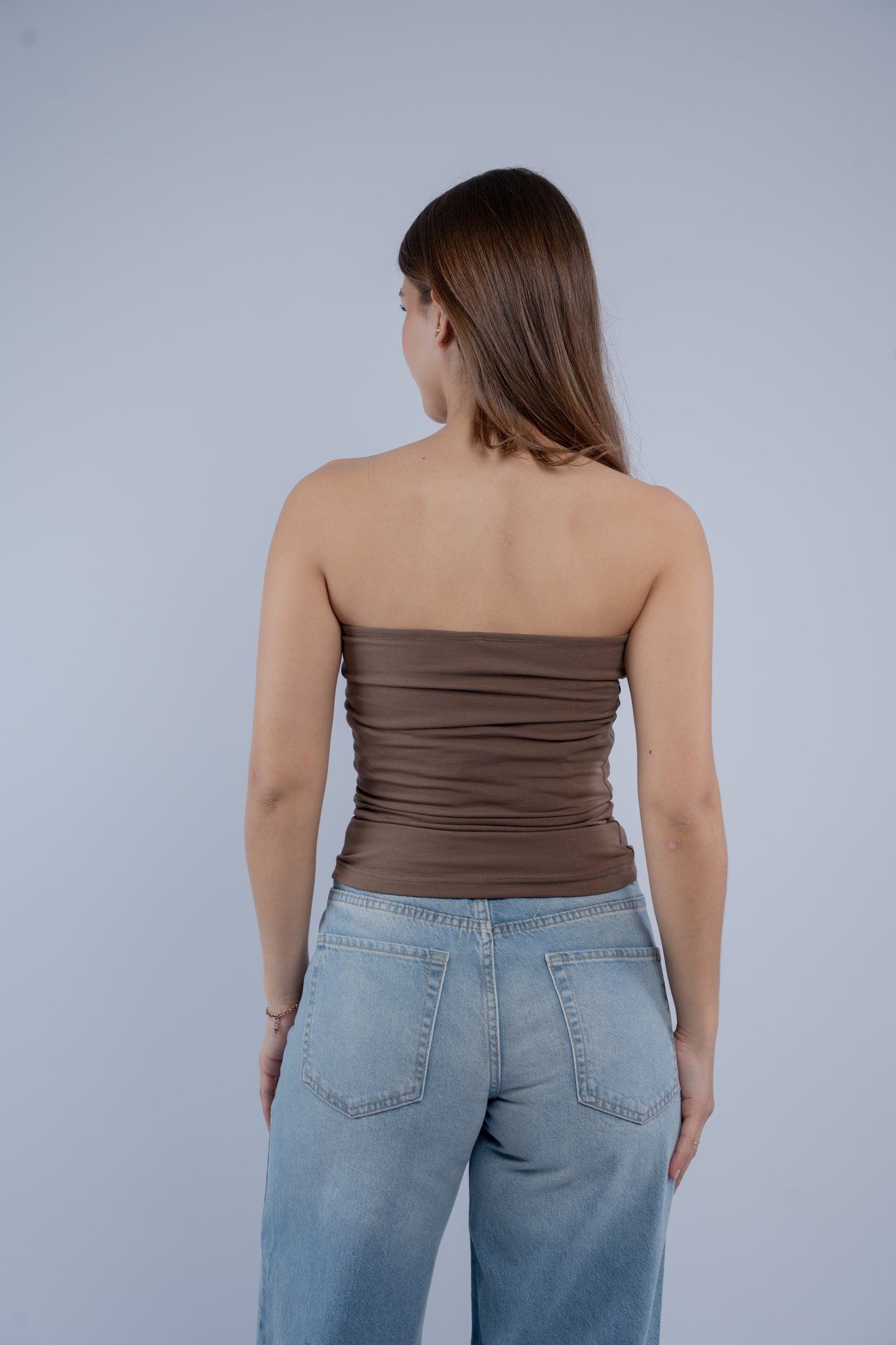 Strapless top