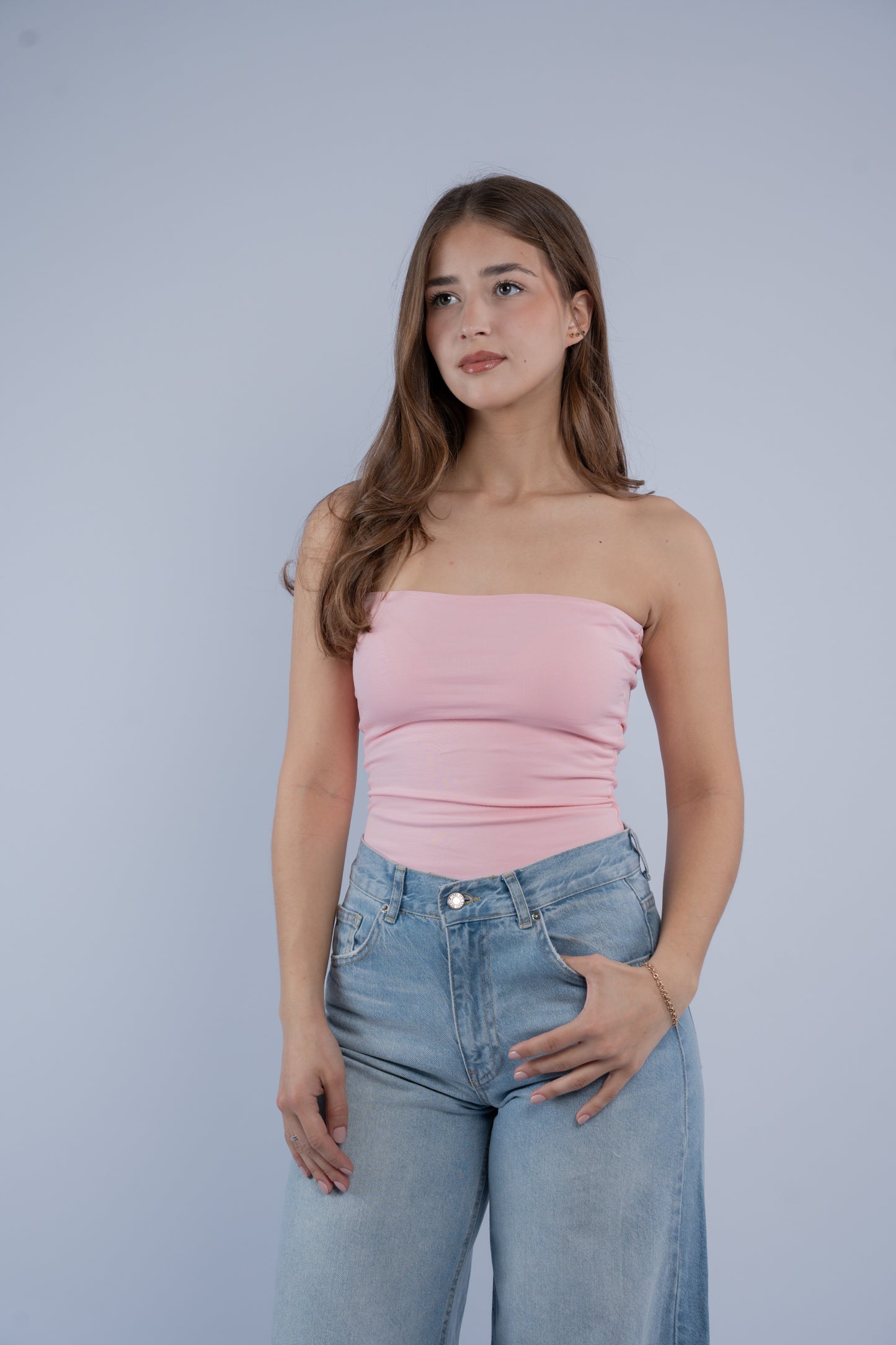 Strapless top