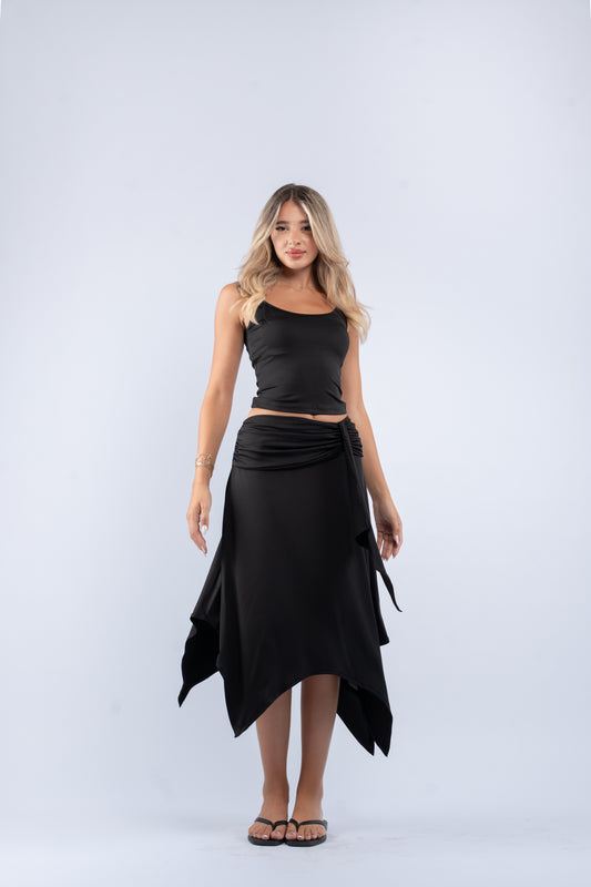 Waterfall skirt set