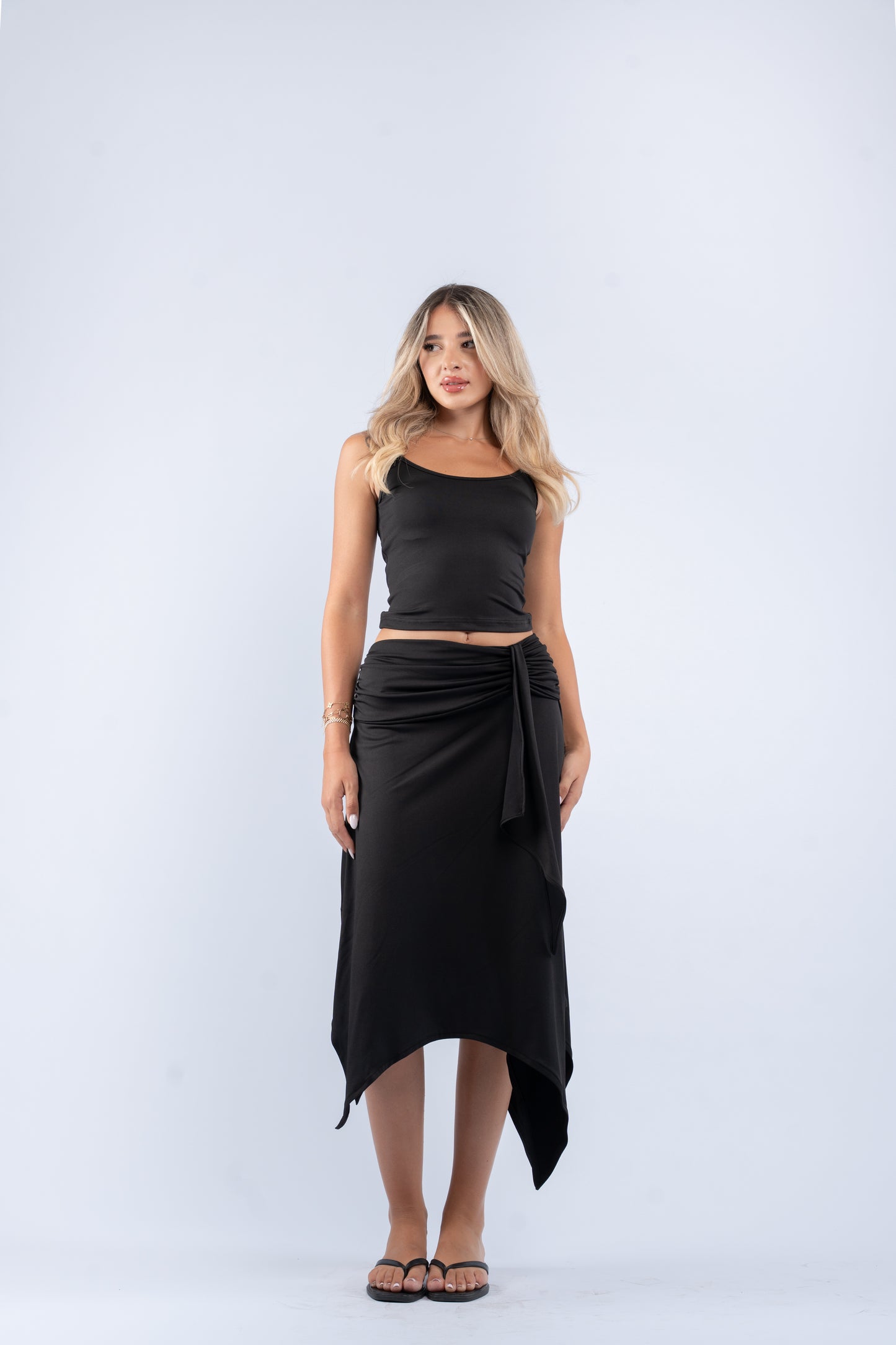 Waterfall skirt set