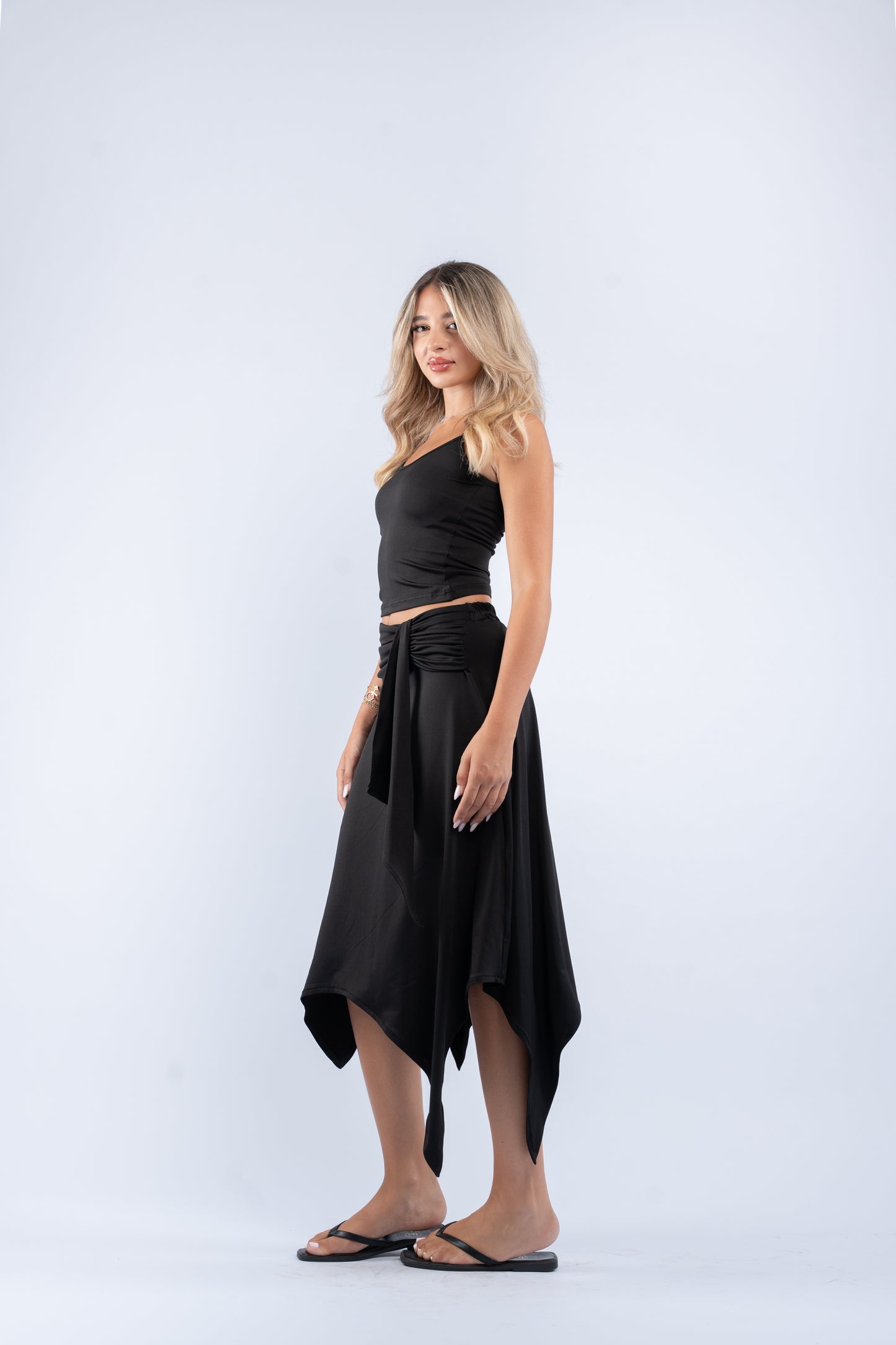 Waterfall skirt set