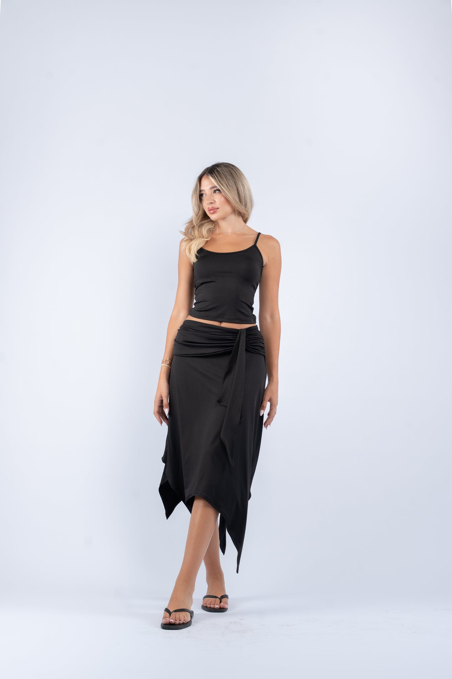 Waterfall skirt set