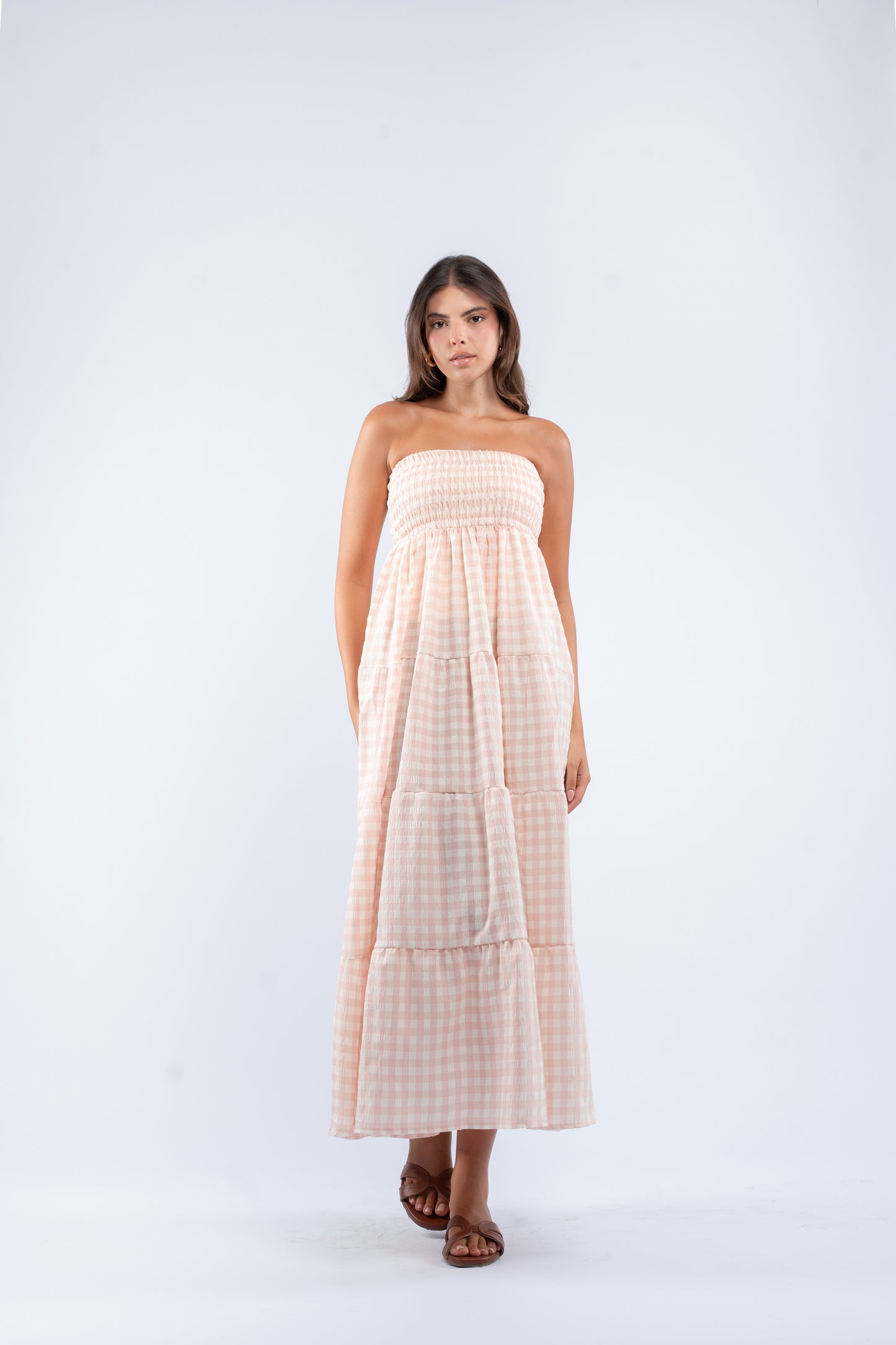 Gingham convertible skirt
