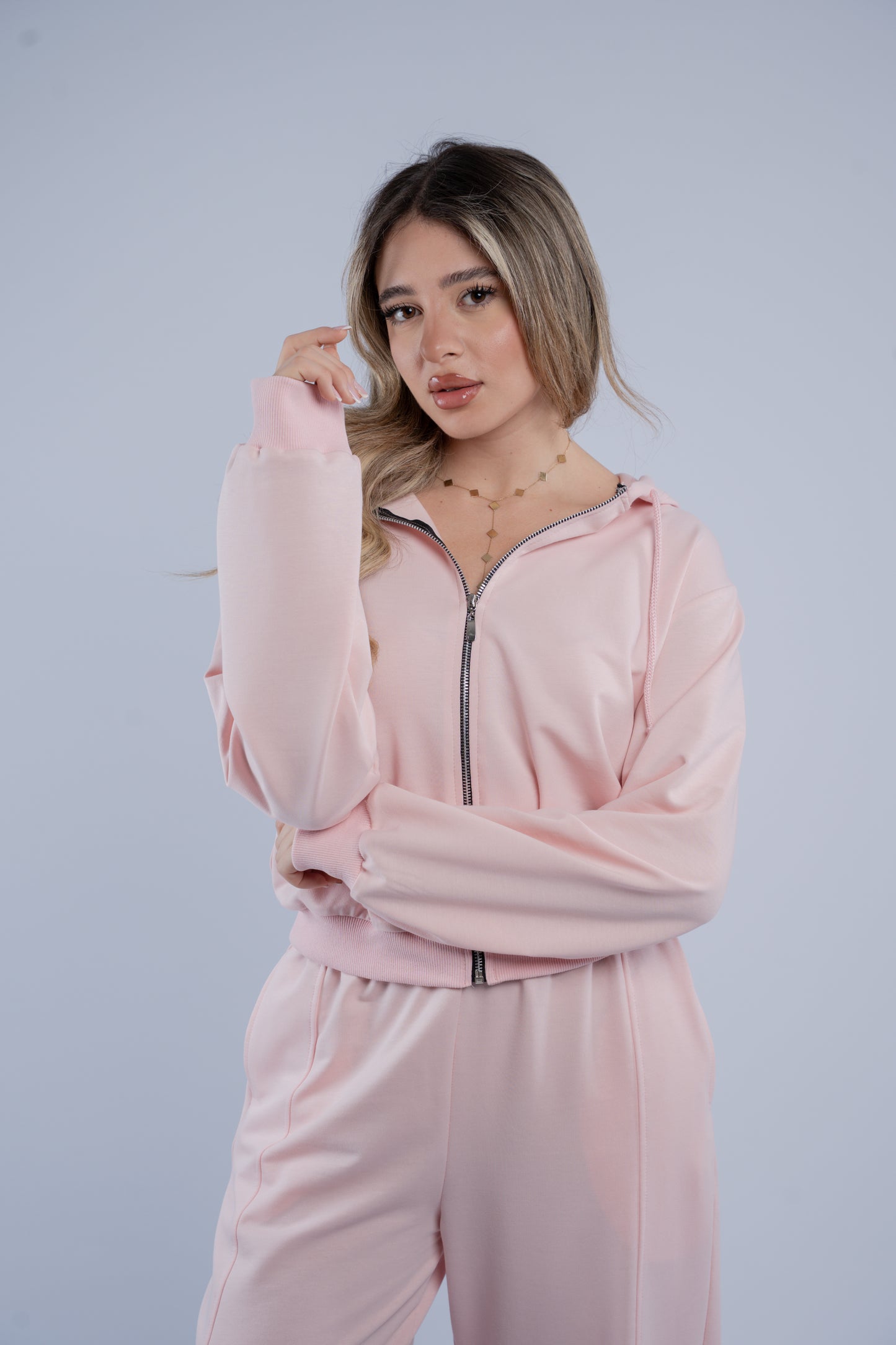 Cotton zip set