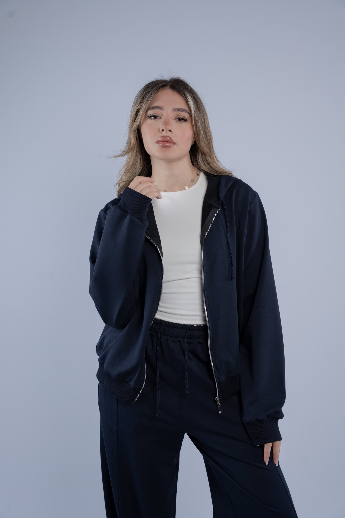 Cotton zip set