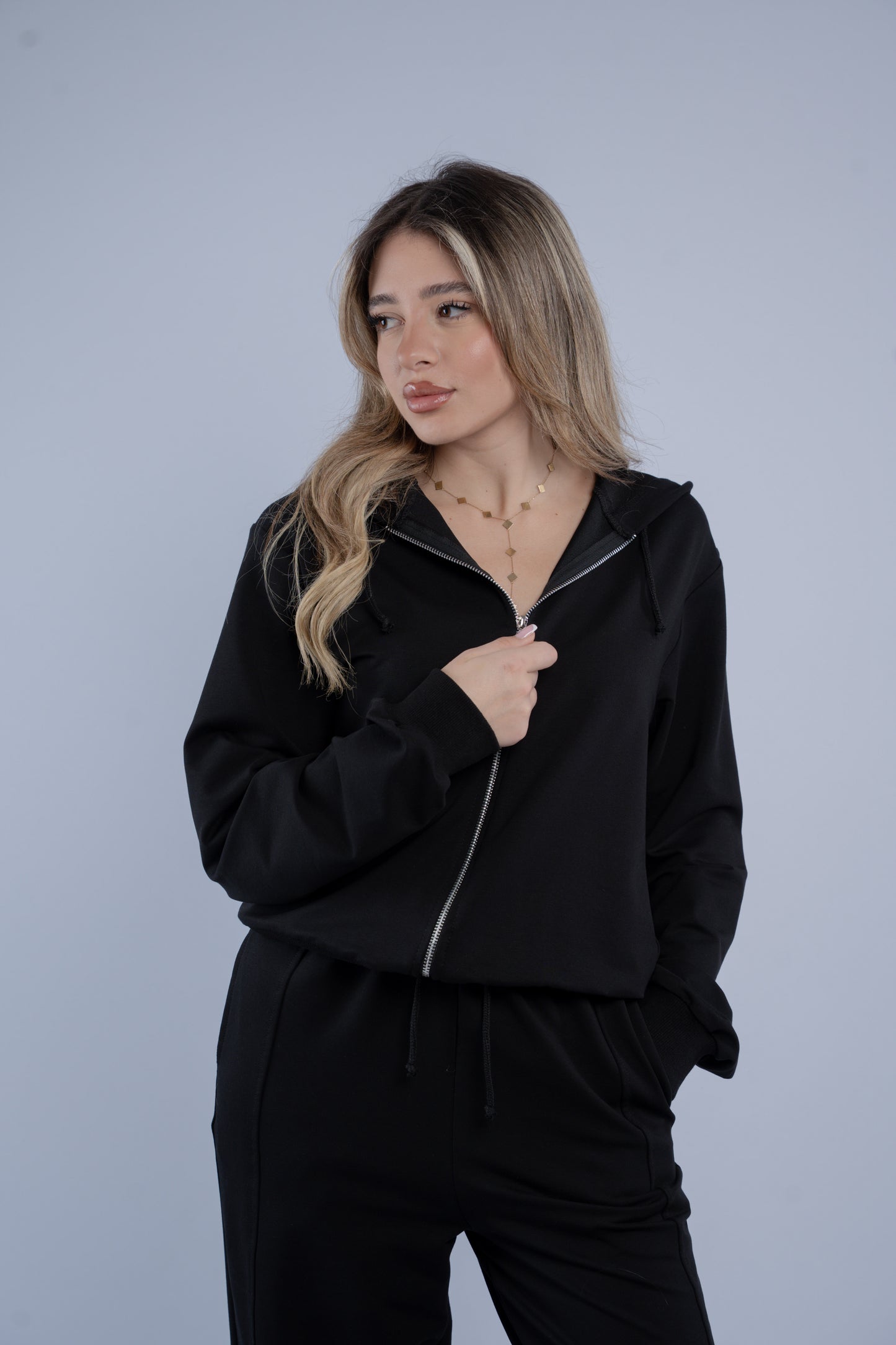 Cotton zip set