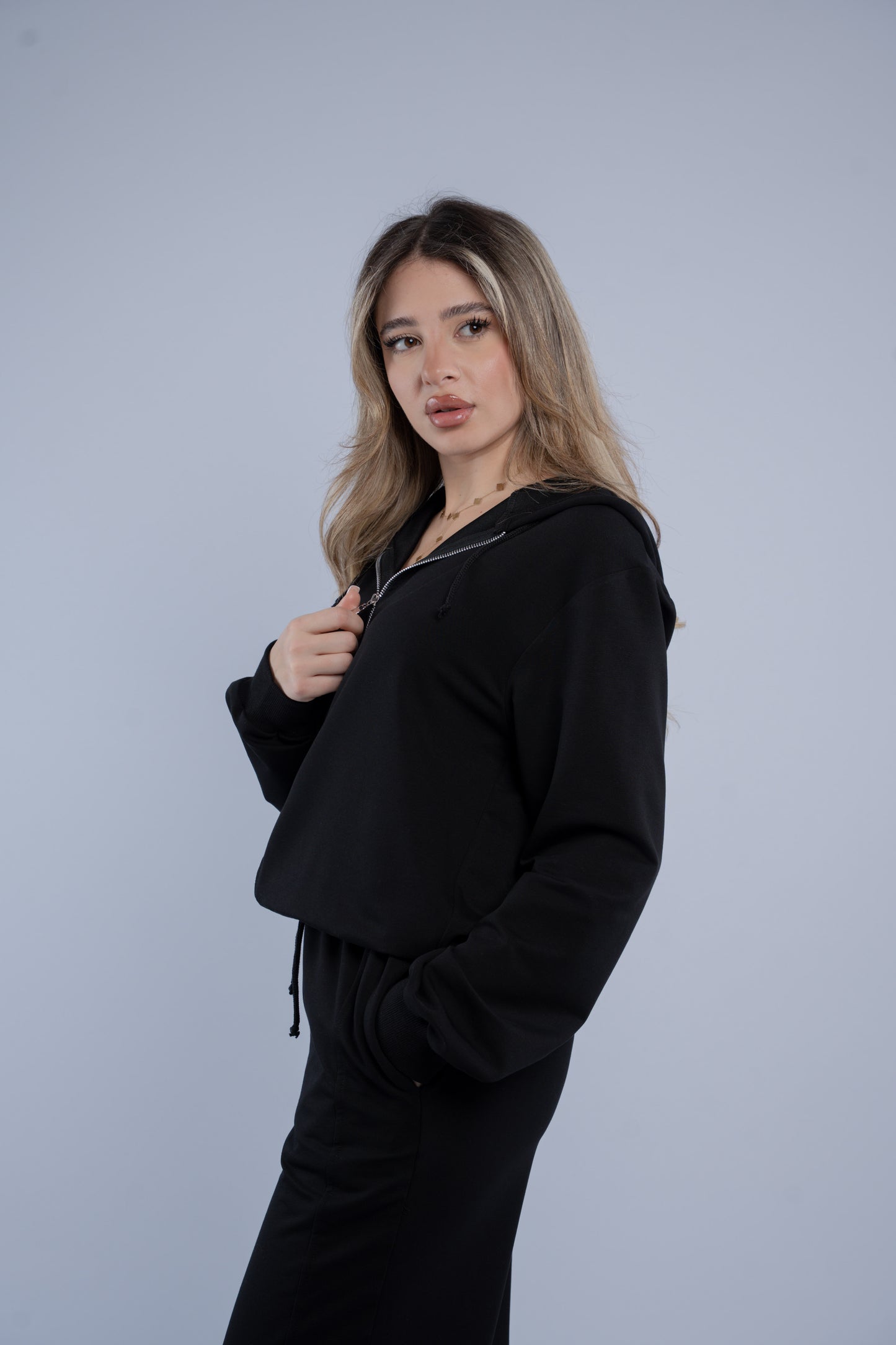 Cotton zip set