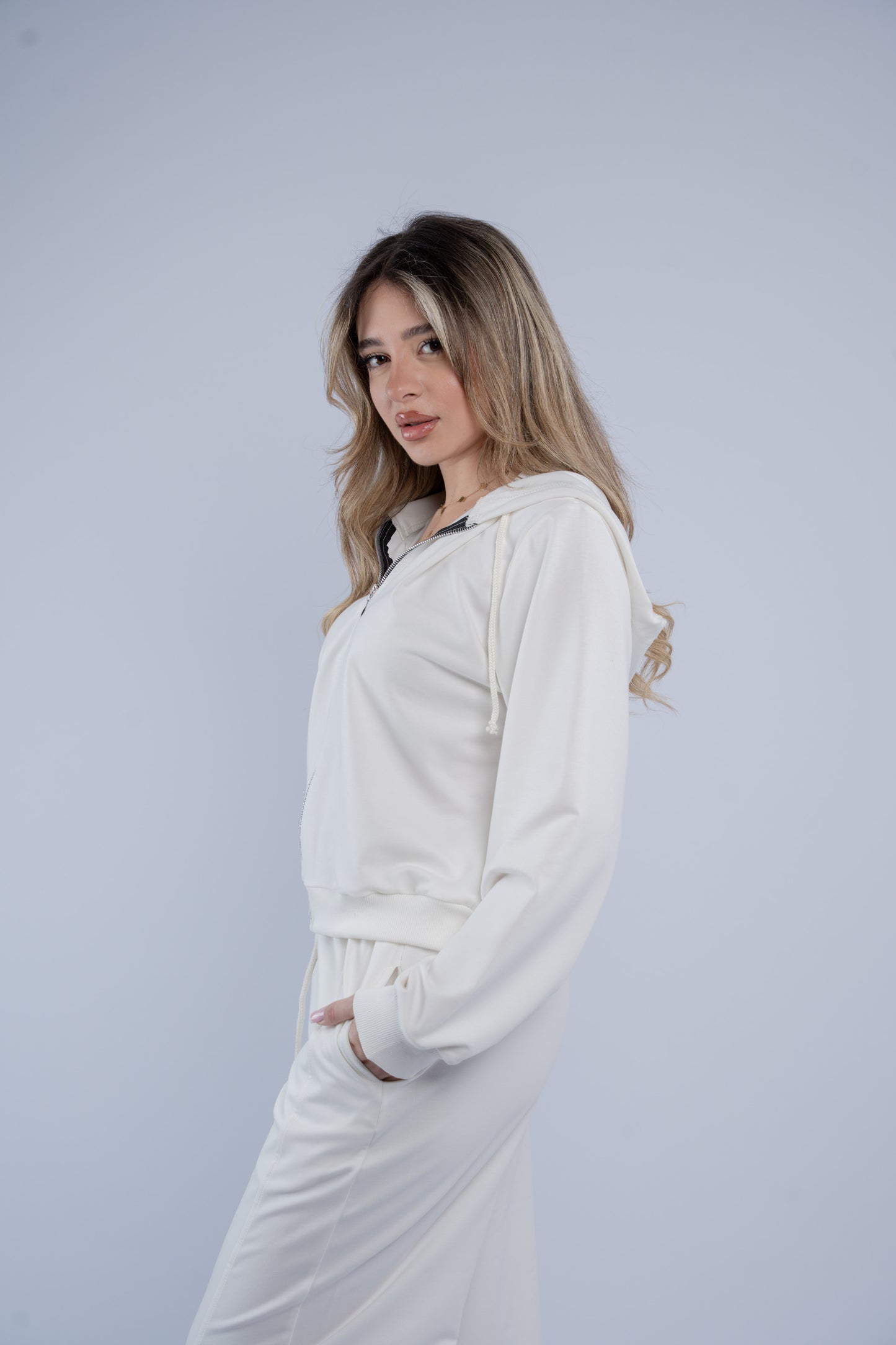 Cotton zip set