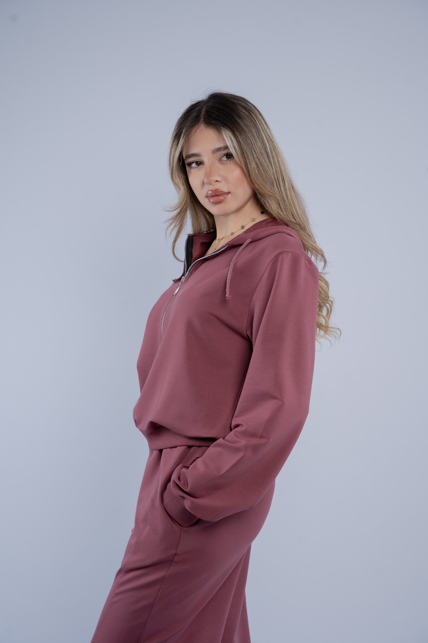 Cotton zip set
