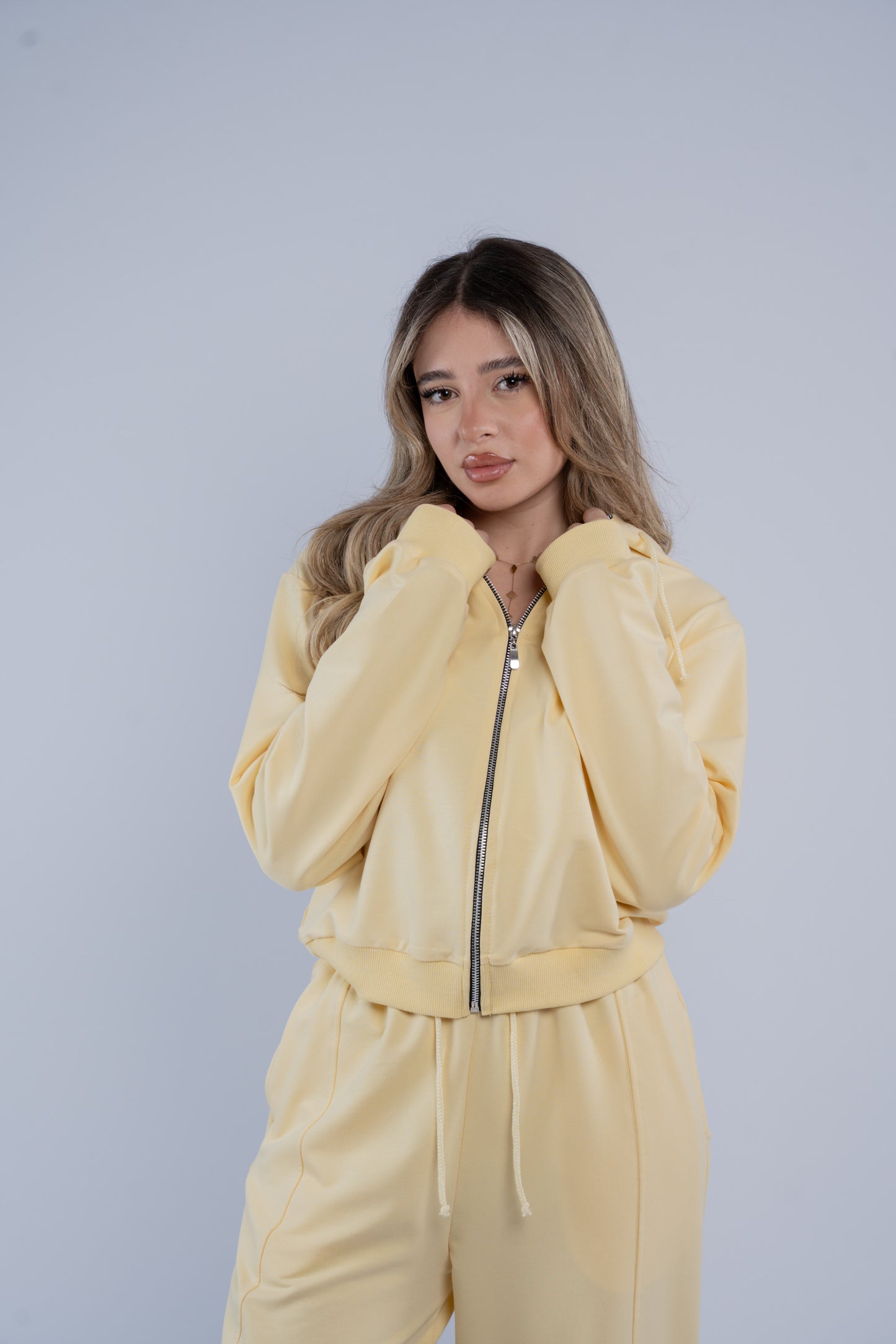 Cotton zip set