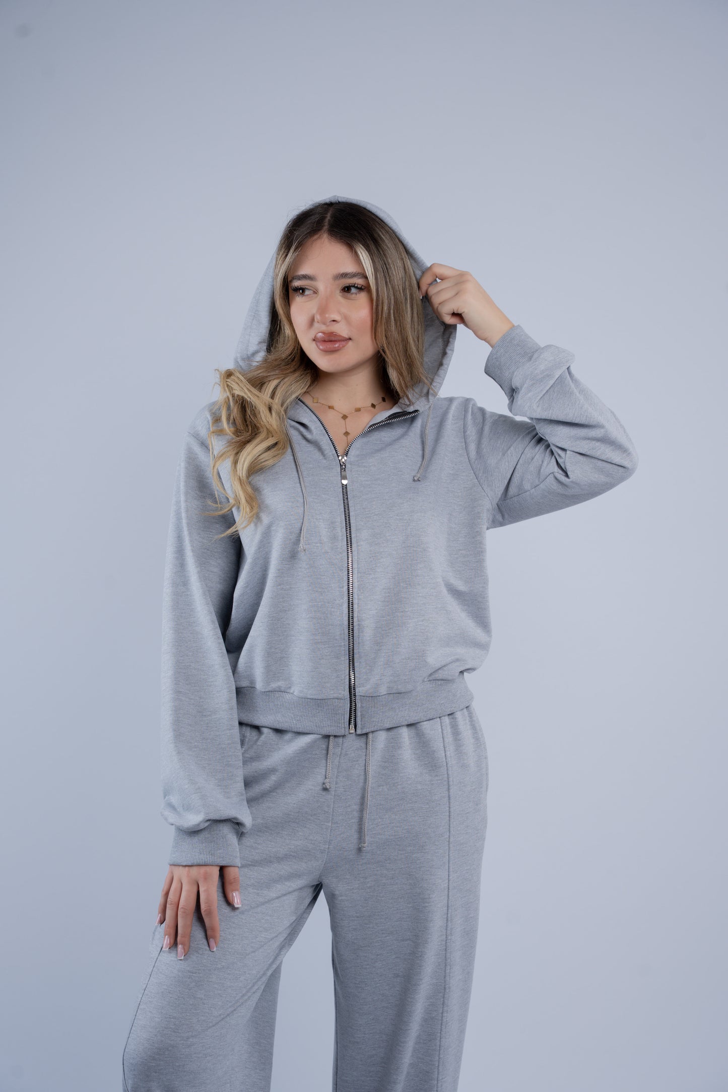 Cotton zip set