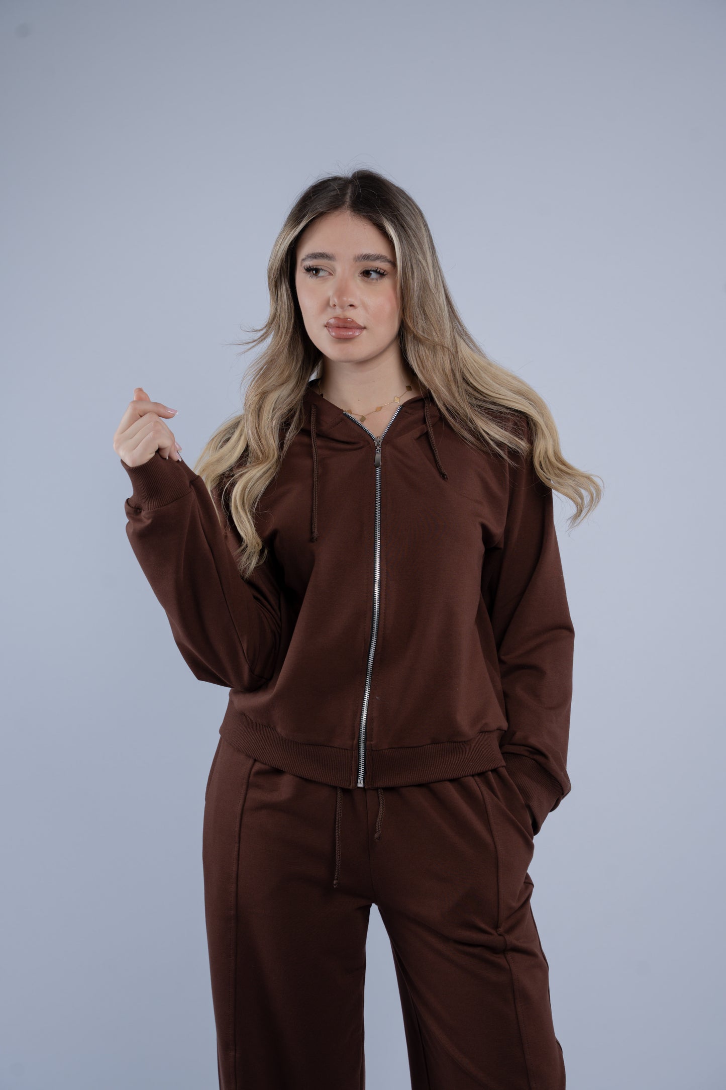Cotton zip set
