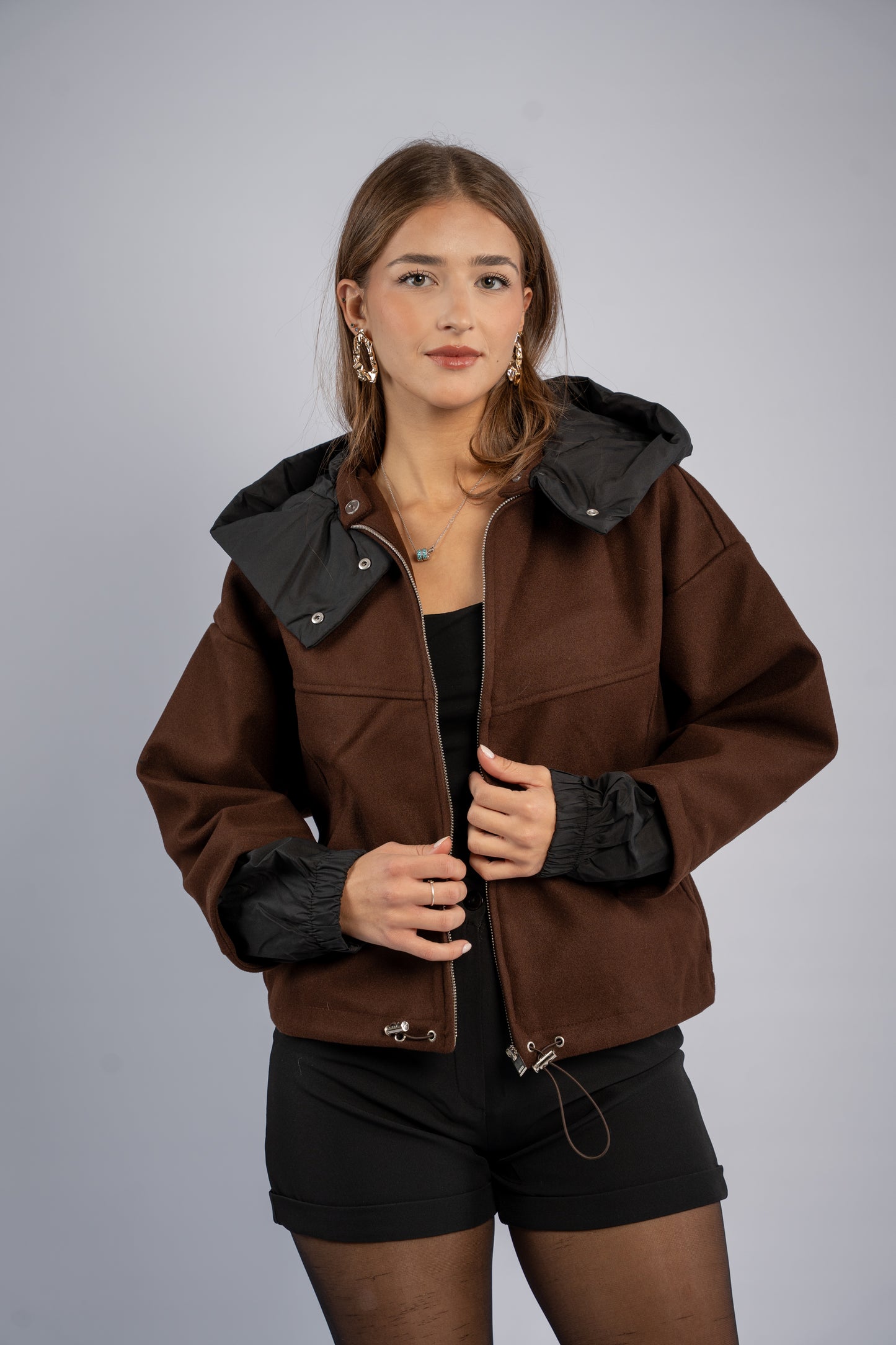 Joukh jacket with hood