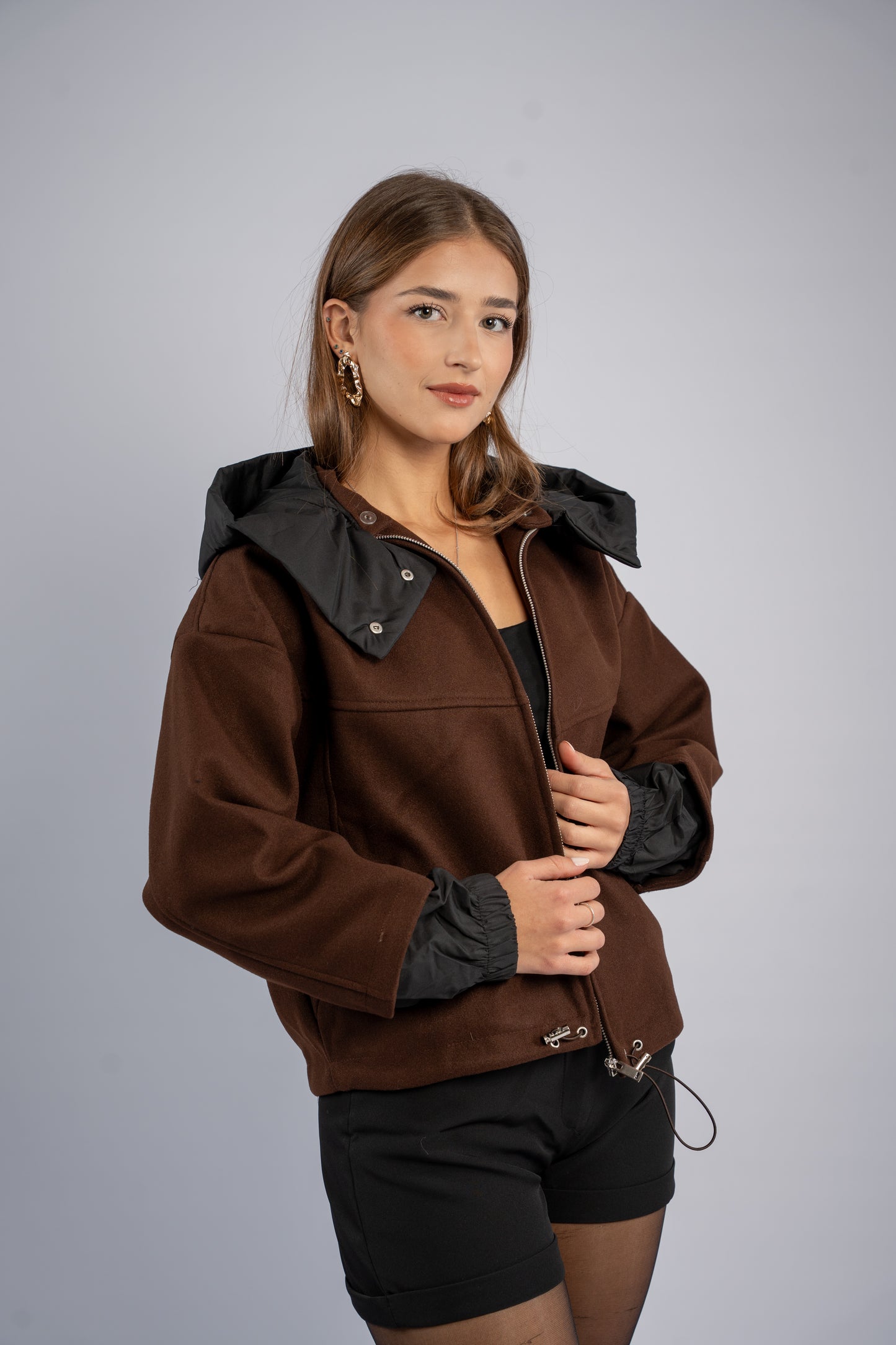 Joukh jacket with hood