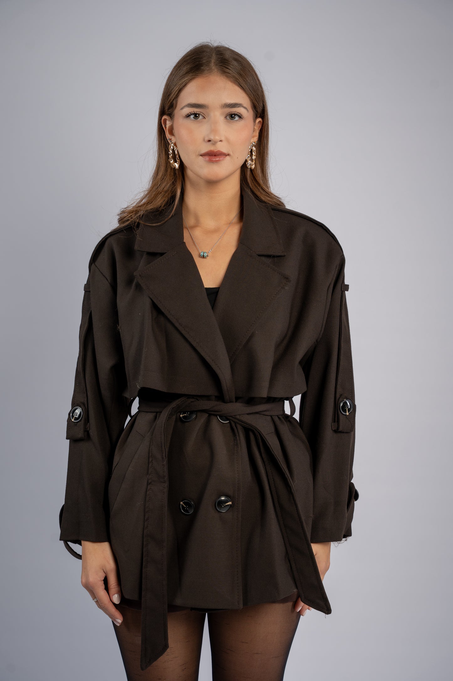 Short trench coat