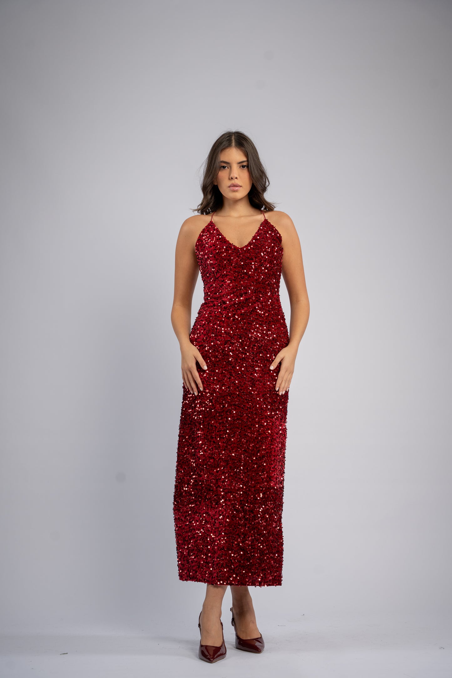 Velvet glitter dress