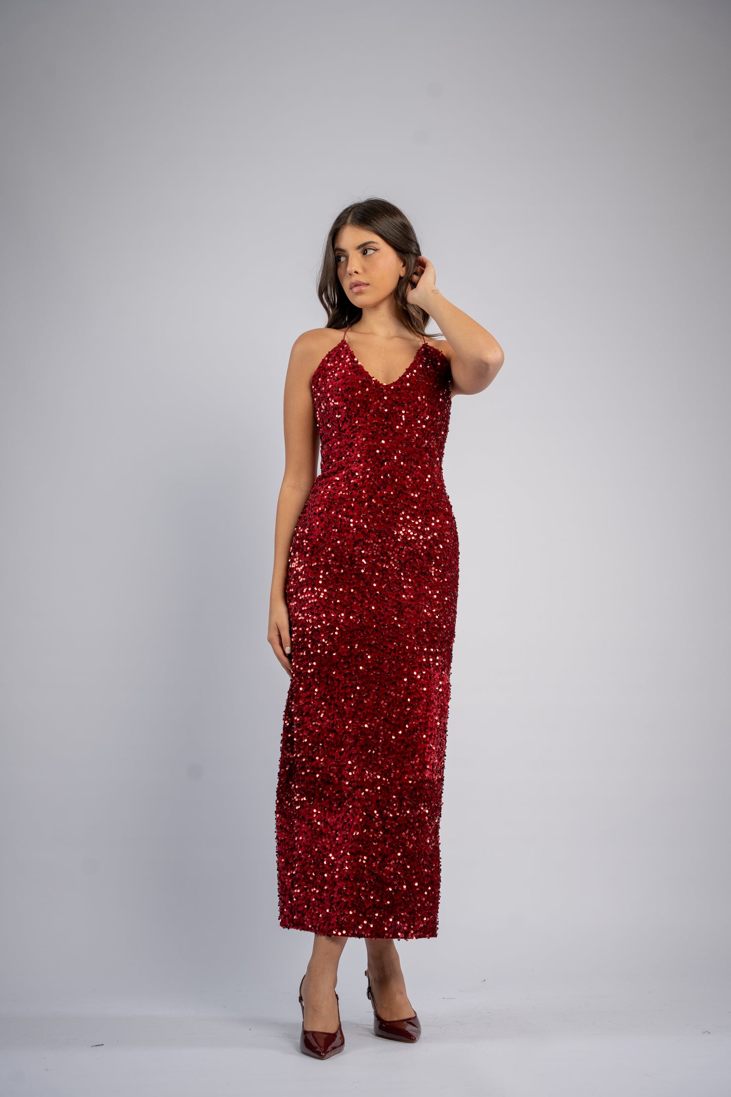 Velvet glitter dress