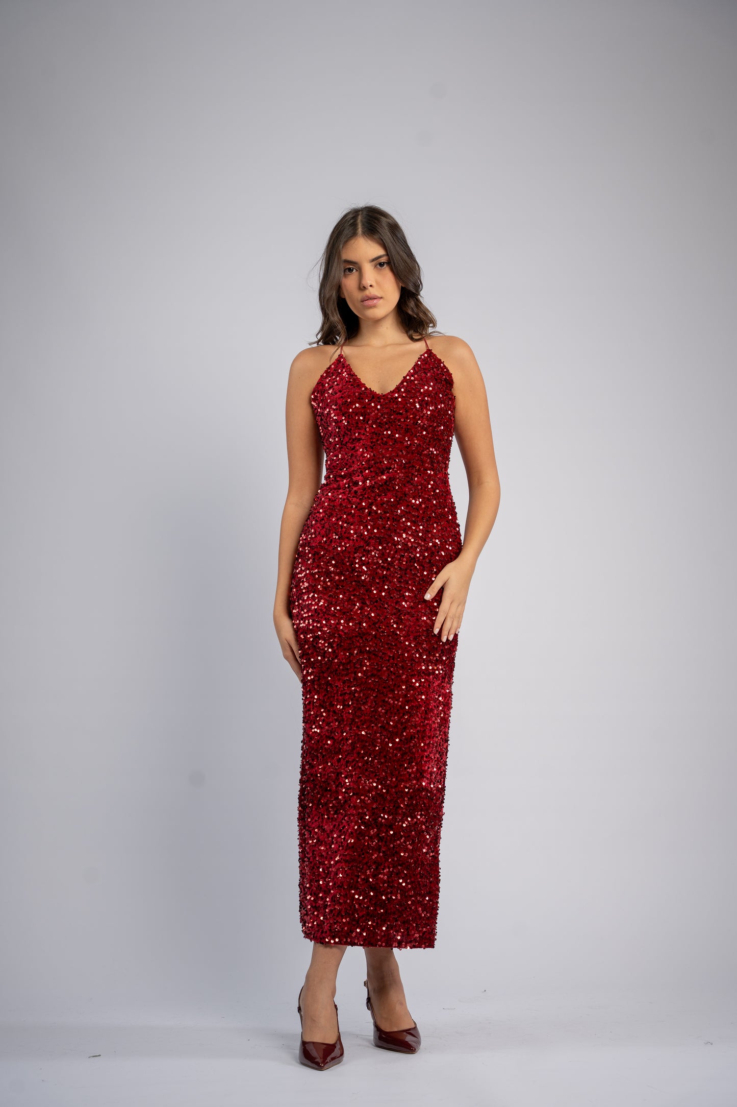 Velvet glitter dress