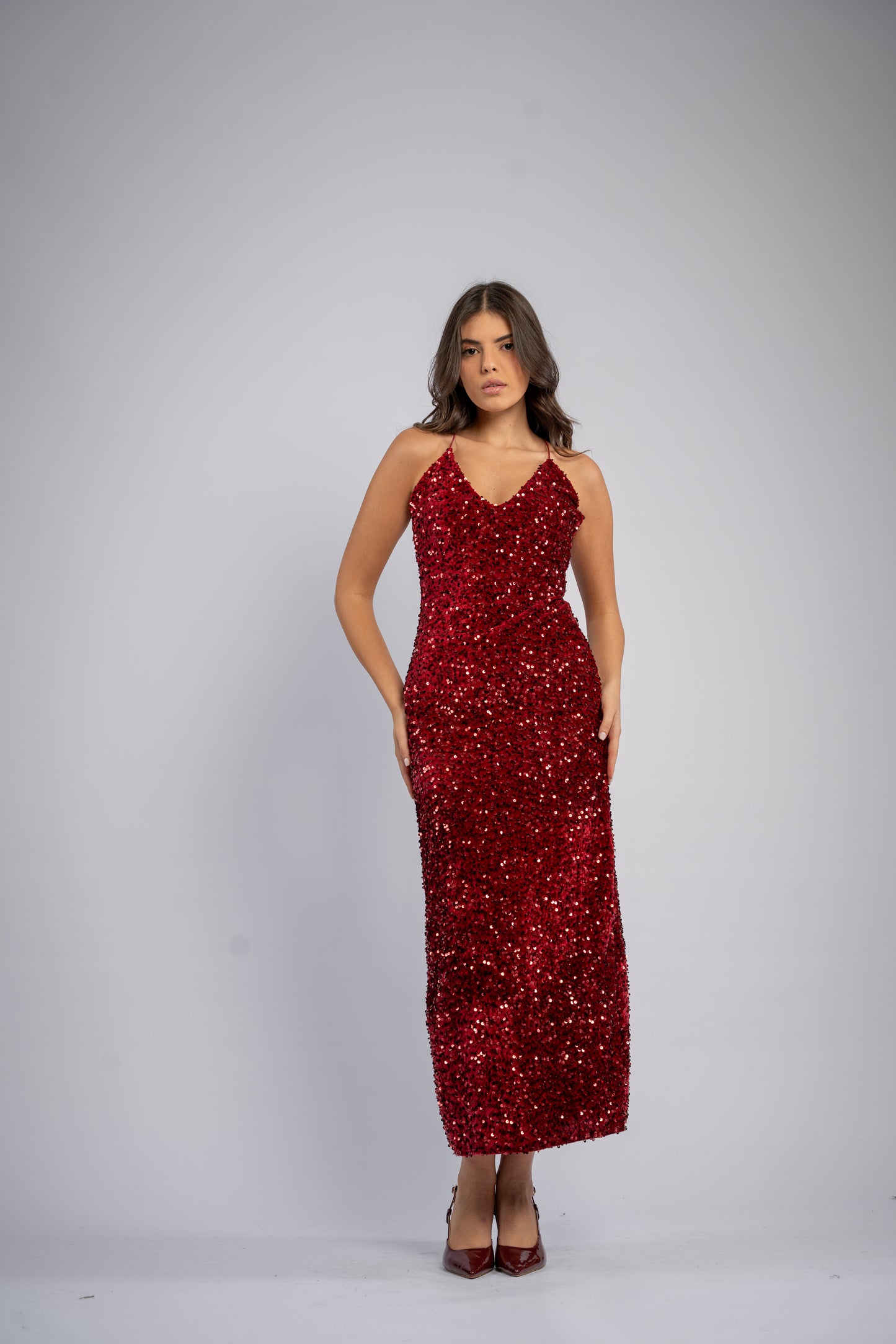 Velvet glitter dress
